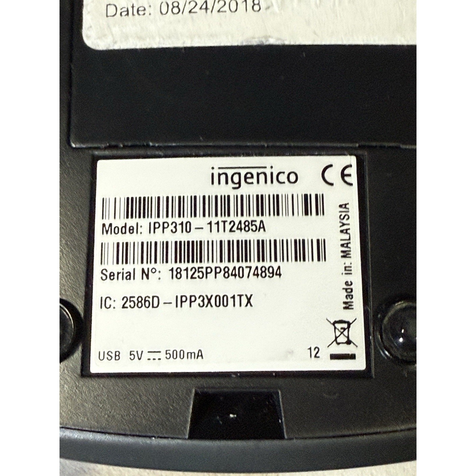 Ingenico IPP310 Credit Card Terminal (Newj