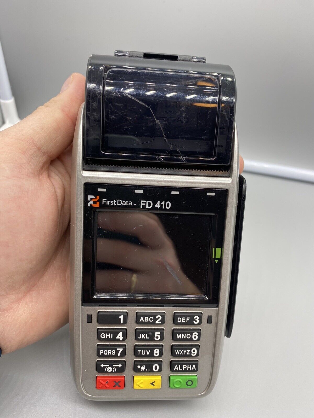 First Data Fd410 DW EMV Wireless Handheld Credit Card Terminals – Not Tested