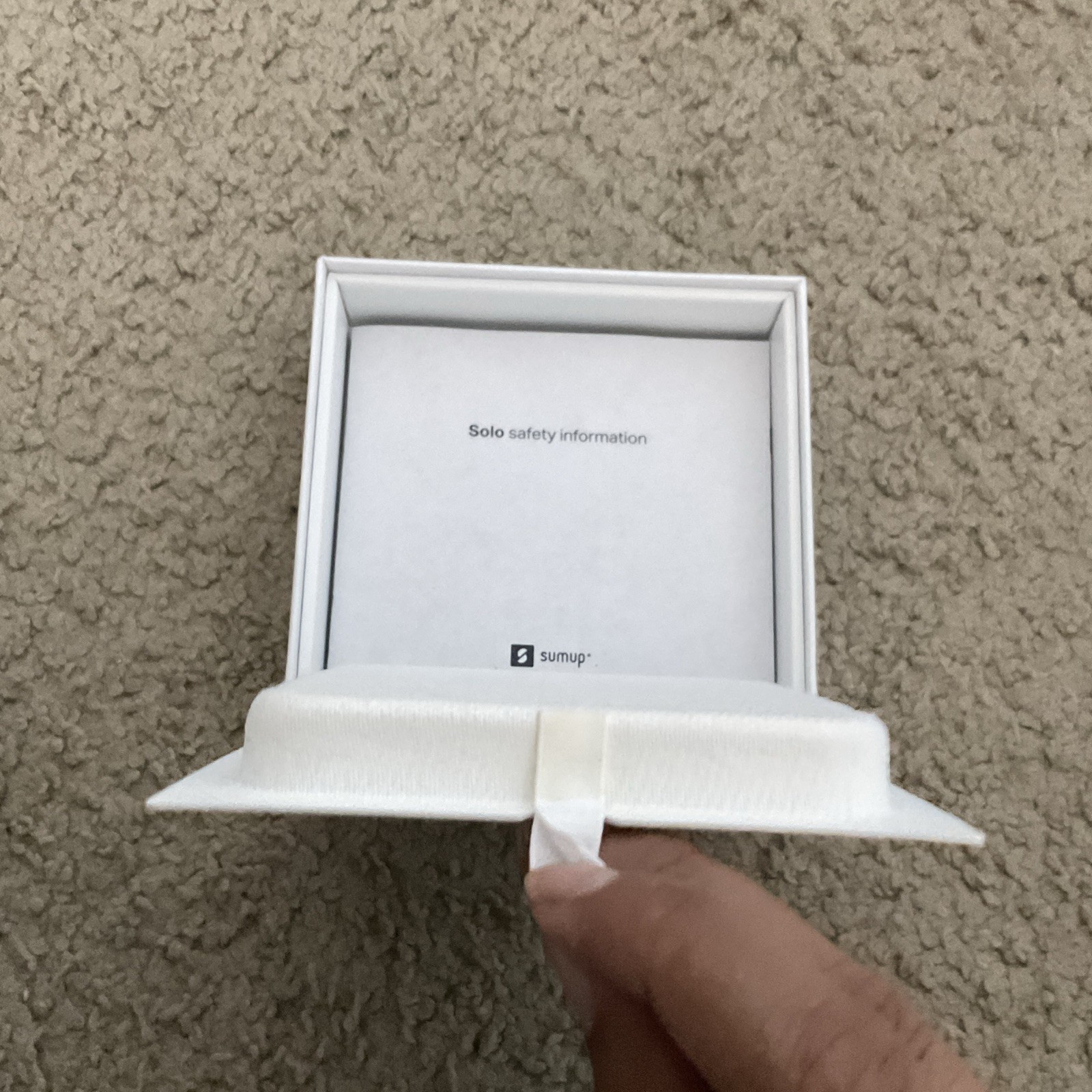 SumUp Solo Credit Card Terminal, Bluetooth Wi-Fi Mobile Network Connectivity