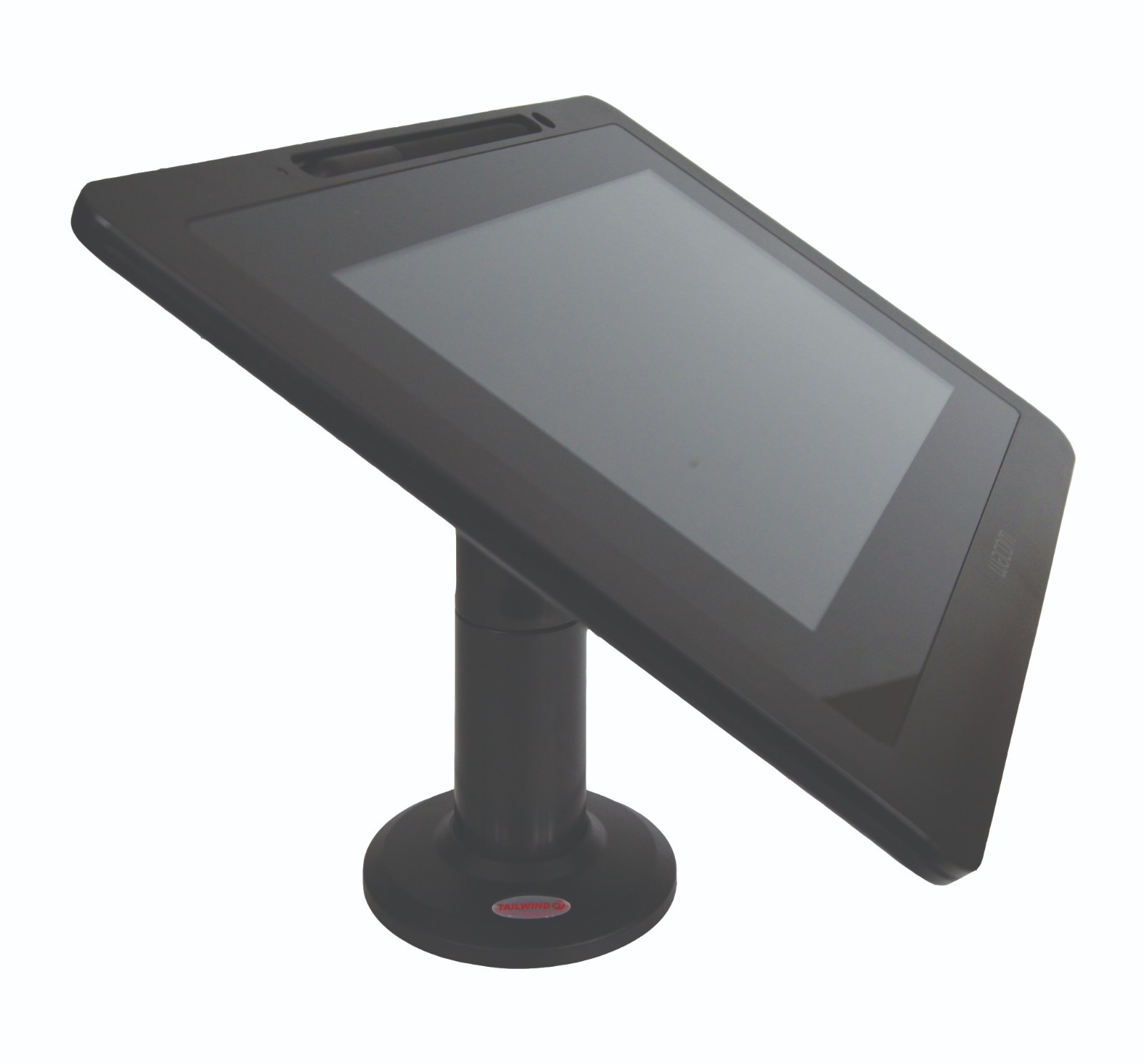 VESA Bracket with 7″ Key Locking Compact Pole Mount Terminal Stand