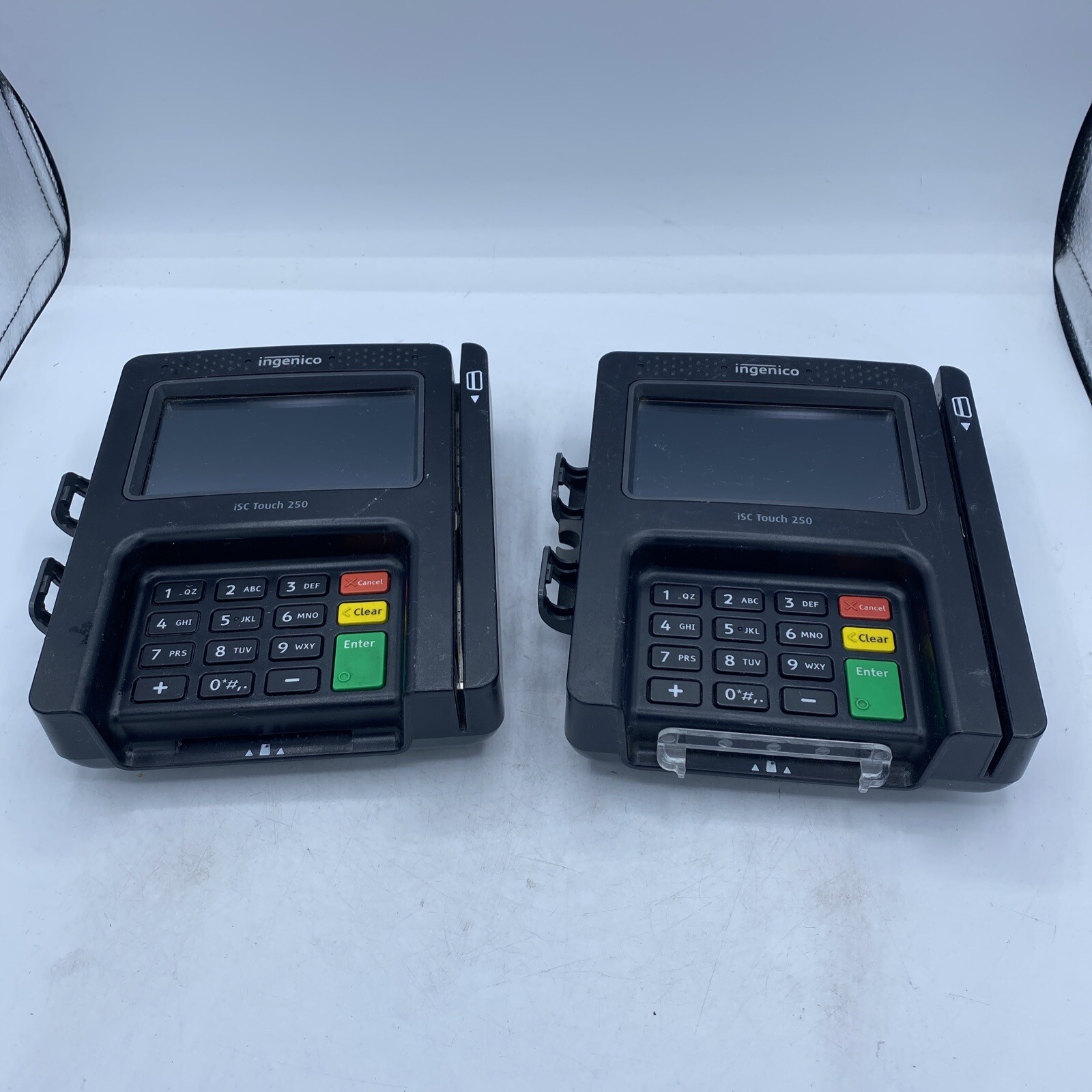 2-Ingenico iSC Touch 250 Credit Card Reader – MACHINE ONLY – PARTS ONLY