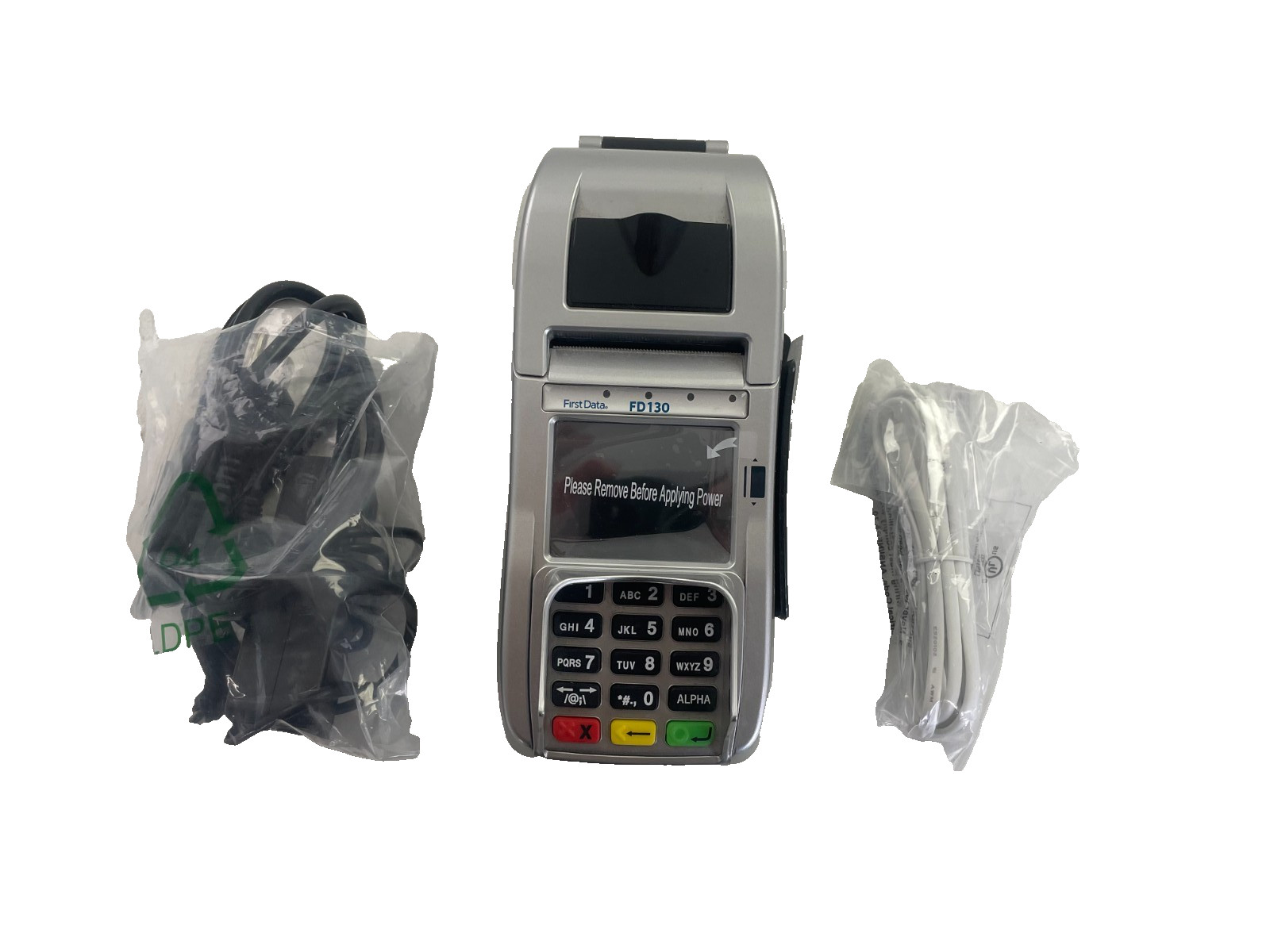 First Data FD130 Credit Card Terminal Machine With Power Cord