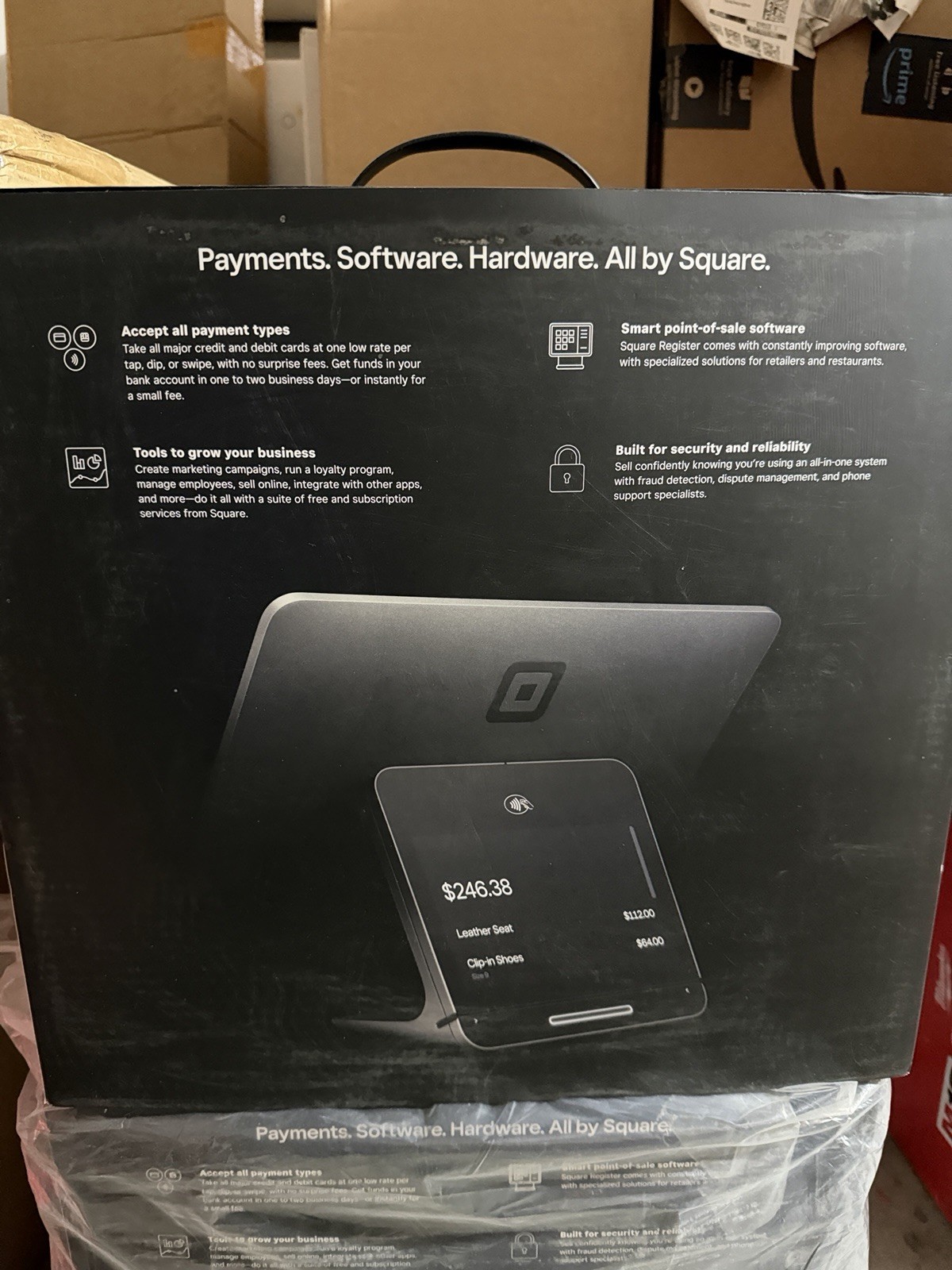Square Register POS System Gray A-SKU-0665-A2 1st Generation SAME DAY SHIPPING