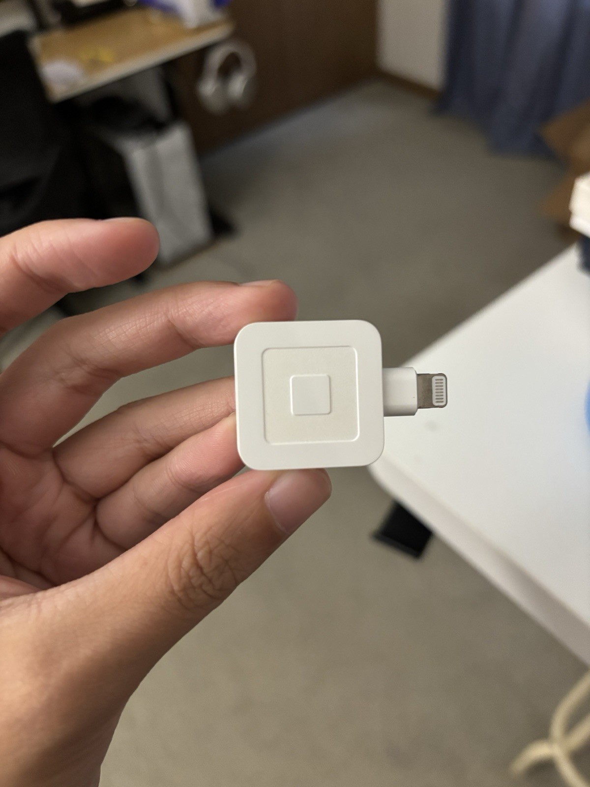 Square A-PKG-0206-01 Credit Debit Card Reader – White for Apple iPhone and…