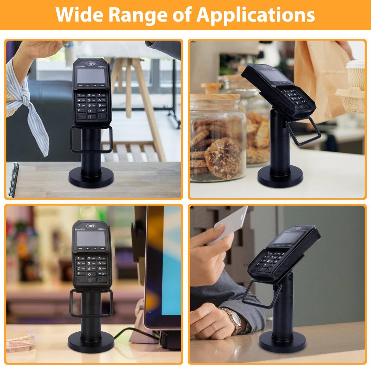 POS Terminal Stand for Ingenico Lane/3000/3600/7000/8000, Point of Sale Squar…