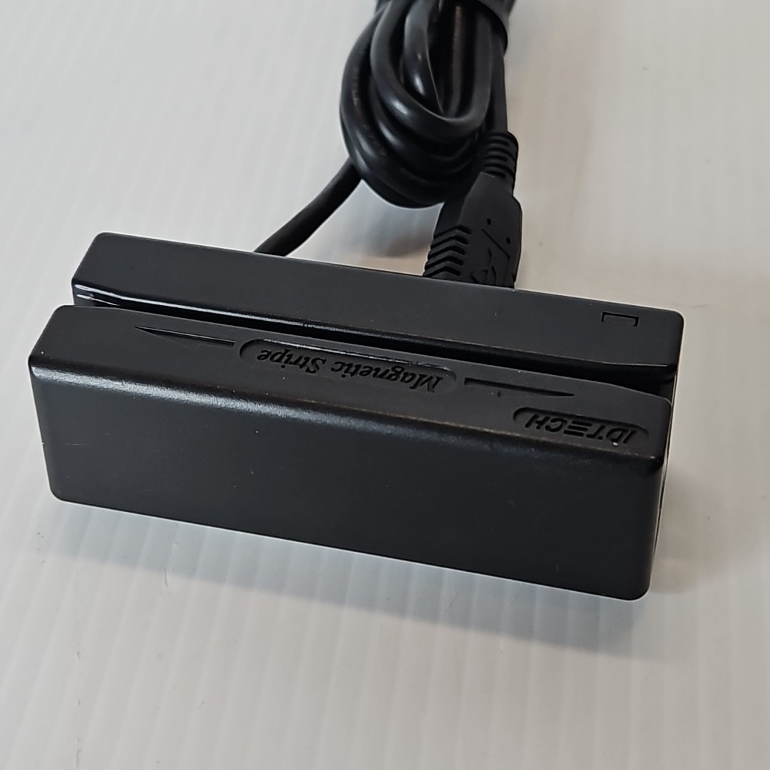 Lot of 2 ID Tech IDMB-334112B Card Reader Magnetic Stripe Black