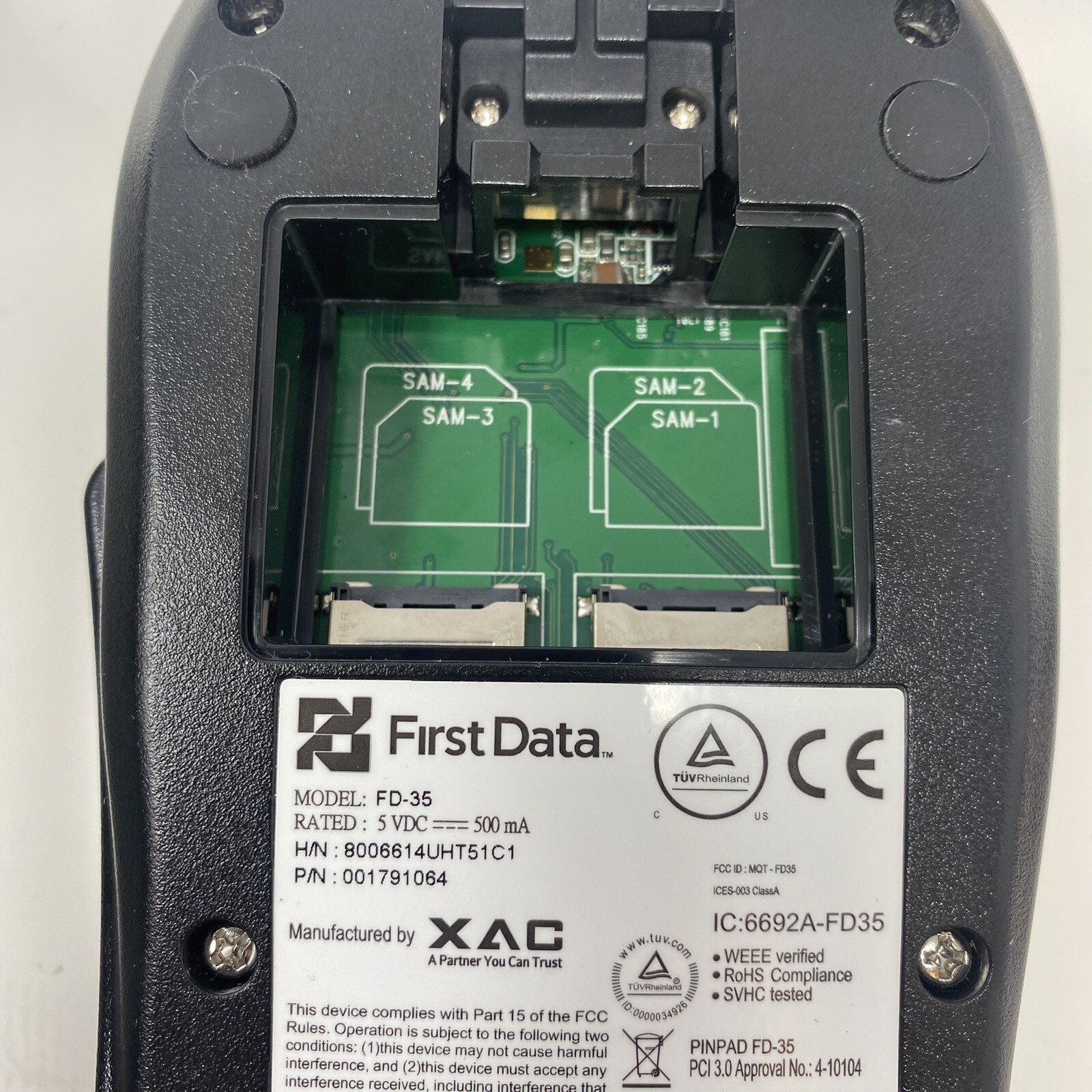 First Data FD130 Duo and FD-35 PIN Pad Credit Debit Card POS Terminal UNTESTED