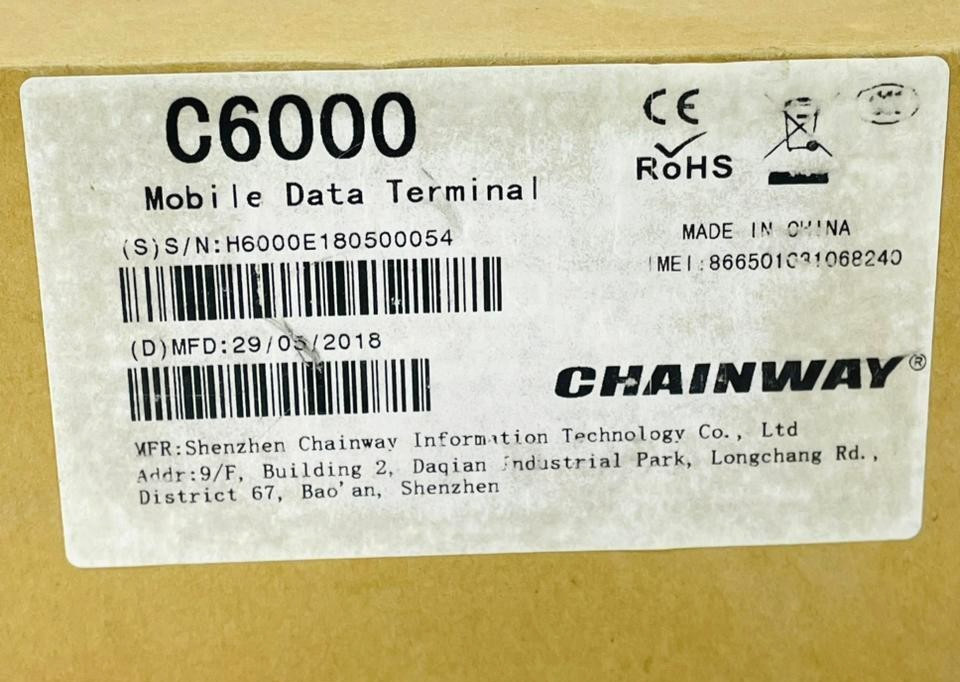 CHAINWAY C6000 Mobile Data Terminal