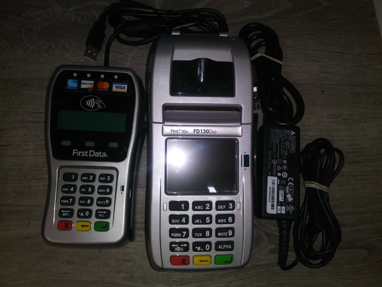 First Data FD130 Duo and FD-35 PIN EMV Pad Credit/Debit Card POS Terminal – Read