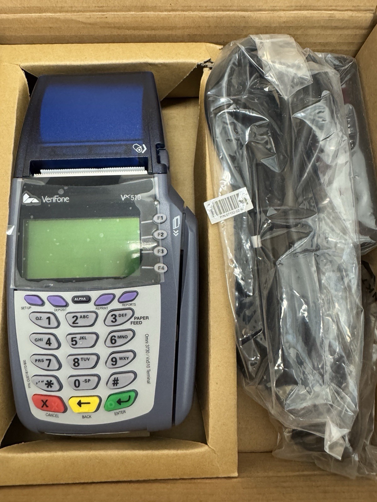 New Verifone VX510 Omni 5100 Credit Terminal Reader Open Box