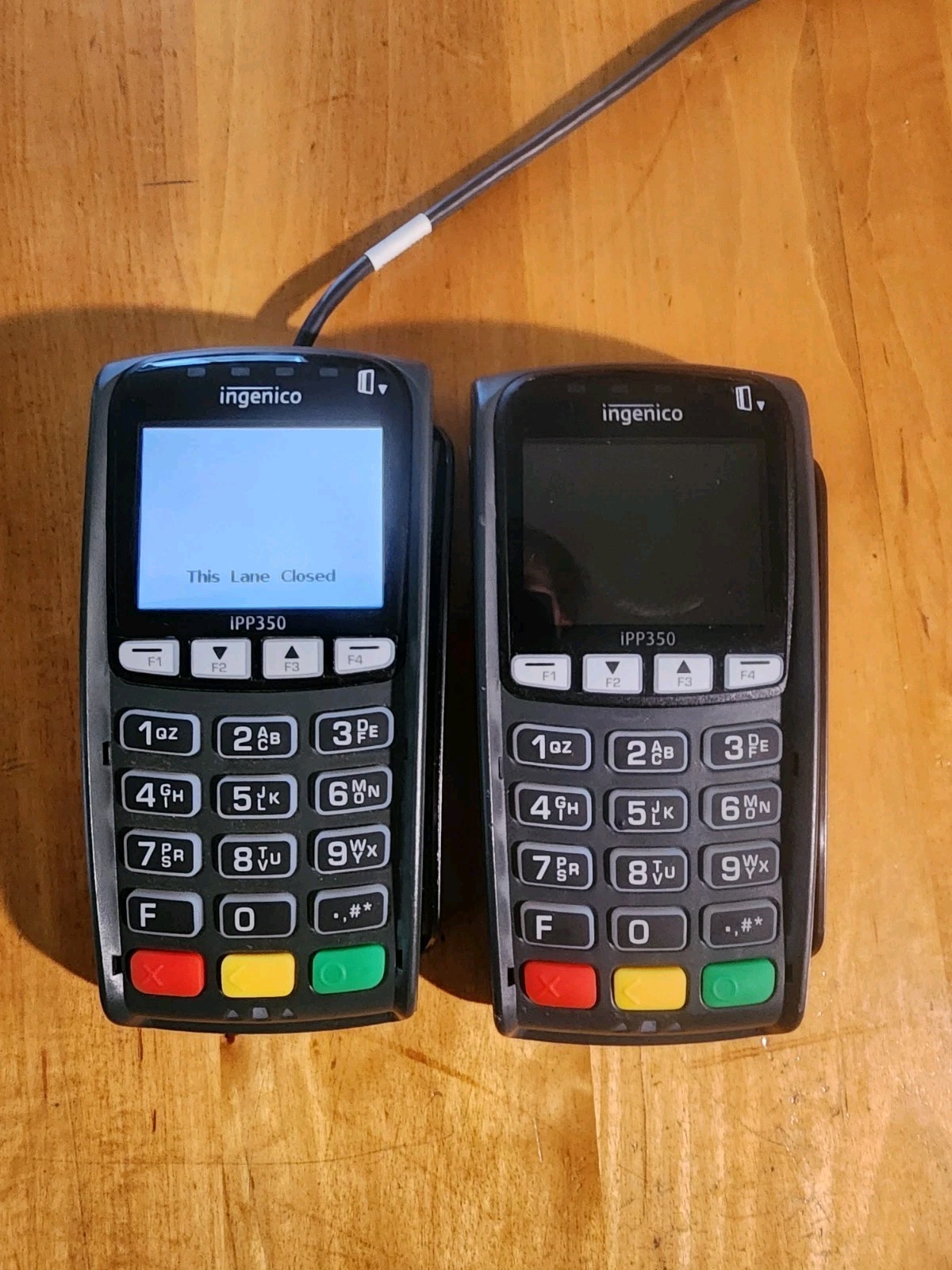 Lot Of 2 INGENICO IPP350 POS Payment Terminal Pin Pad/Debit/Credit Card Reader