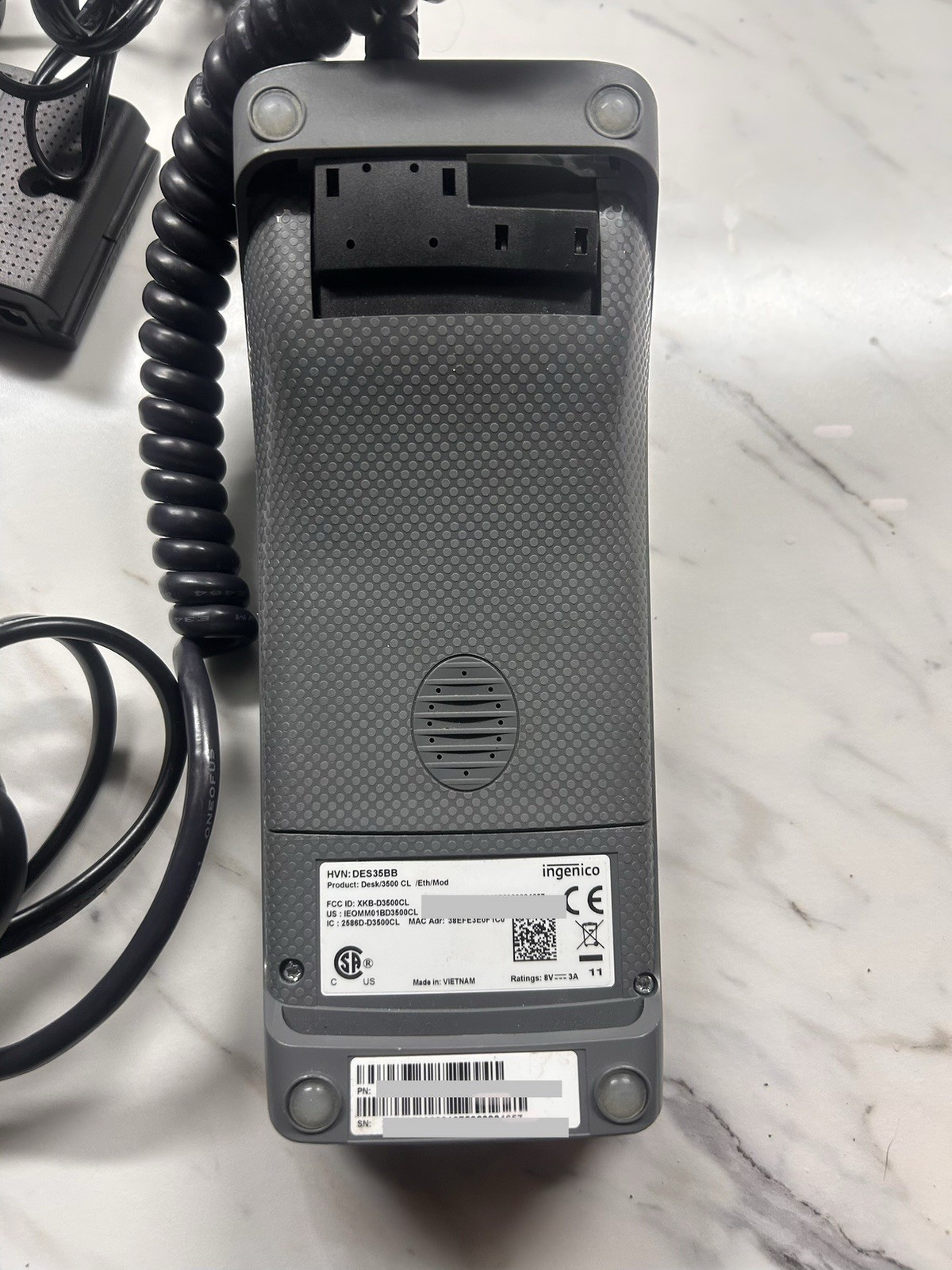 Ingenico Desk 3500 | Ethernet | Terminal | Card Reader | Apply Pay | Google Pay