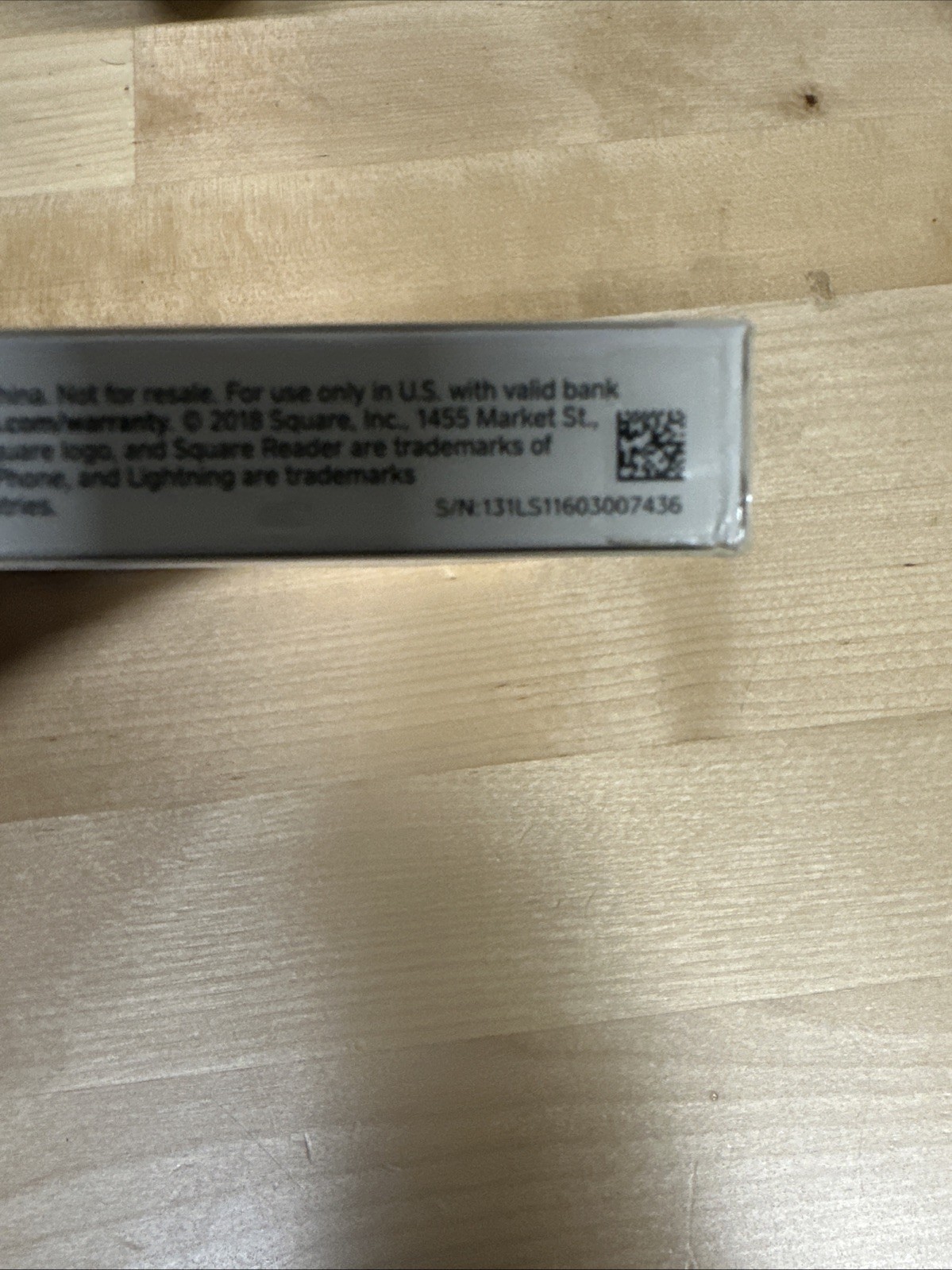 SQUARE SQA0523 READER MAGSTRIPE LIGHTNING CONNECTOR – WHITE