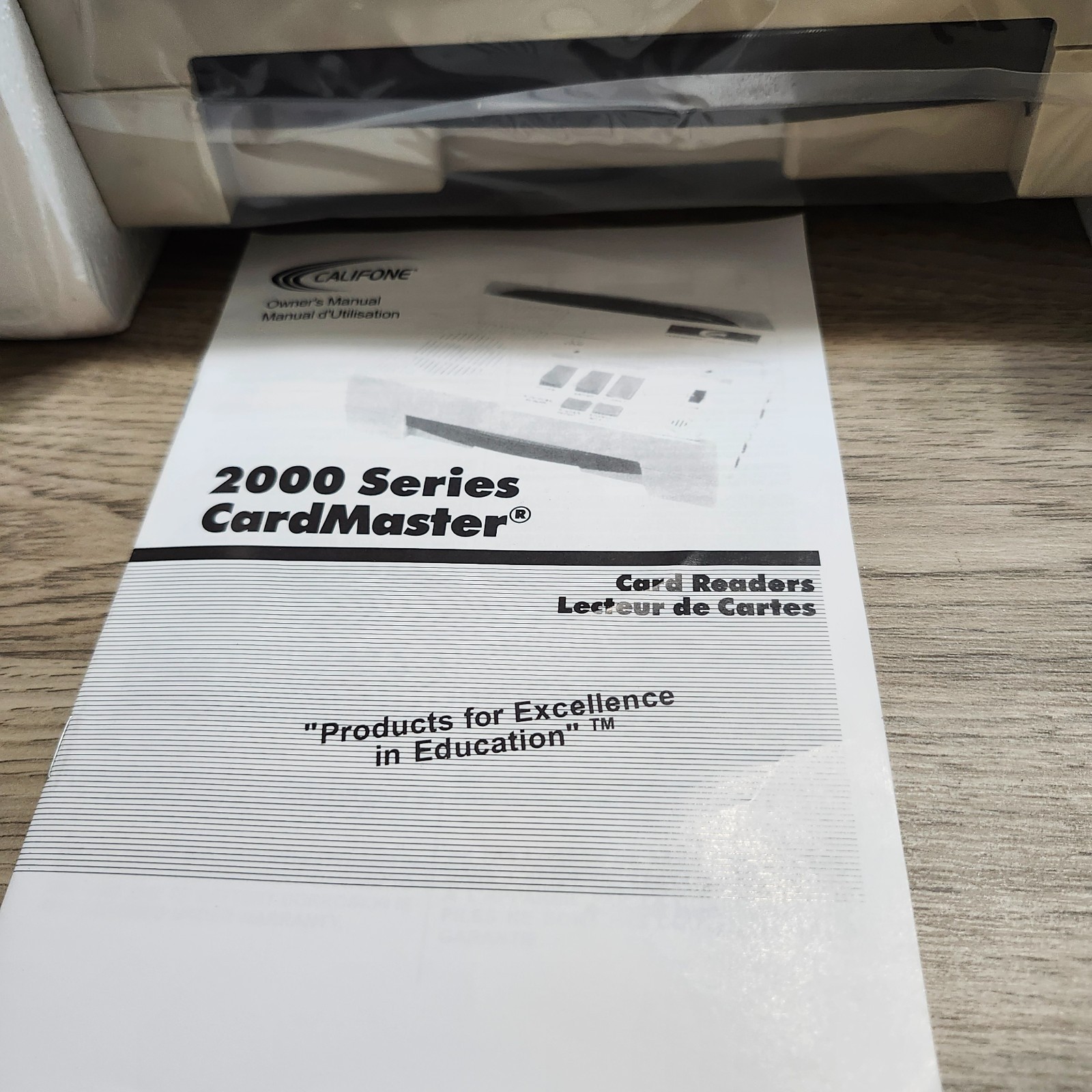 Califone Cardmaster Magnetic Card Reader Series 2000/ model 2010 NIB