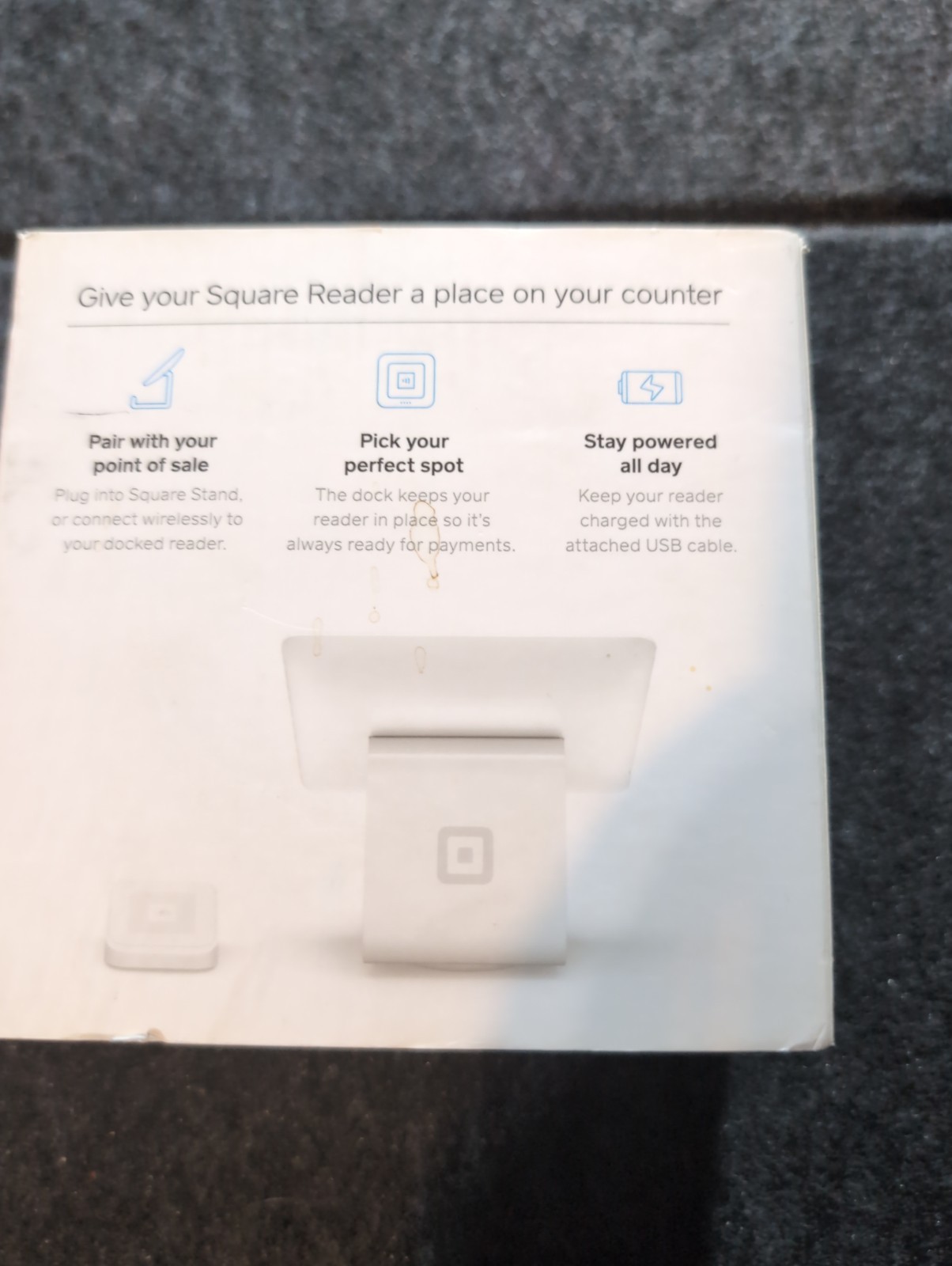 Square A-SKU-0120 Dock for Contactless Credit Card Reader