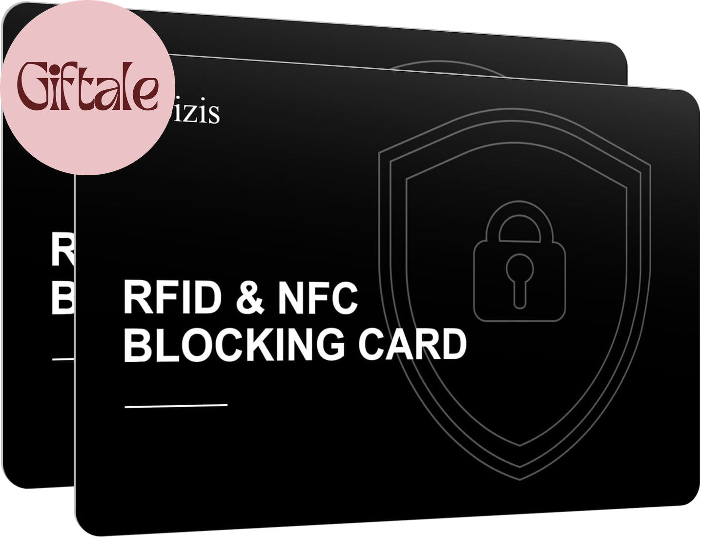 2 Pack RFID Blocking Card, Slim Contactless NFC Debit Credit Card Protector for