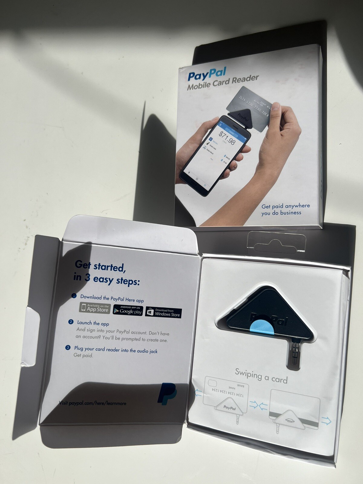 Paypal Mobile Card Reader Scanner Point Of Device iPhone Android Windows