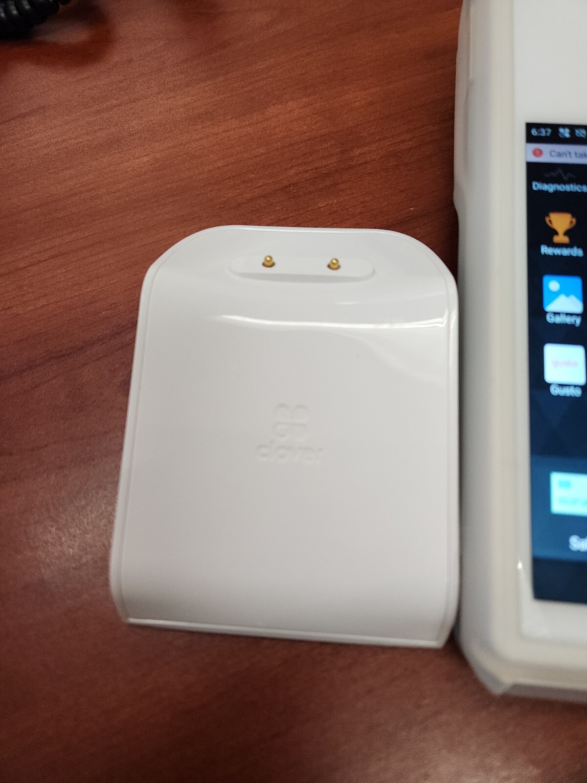 Clover Flex 2 C403 Card Reader POS System + Clover K400 Flex Cradle