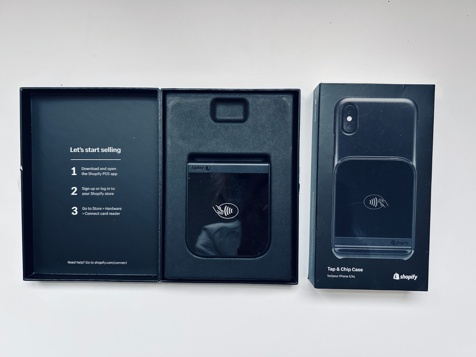 Shopify Tap & Chip Card Reader + Tap & Chip Case Bundle