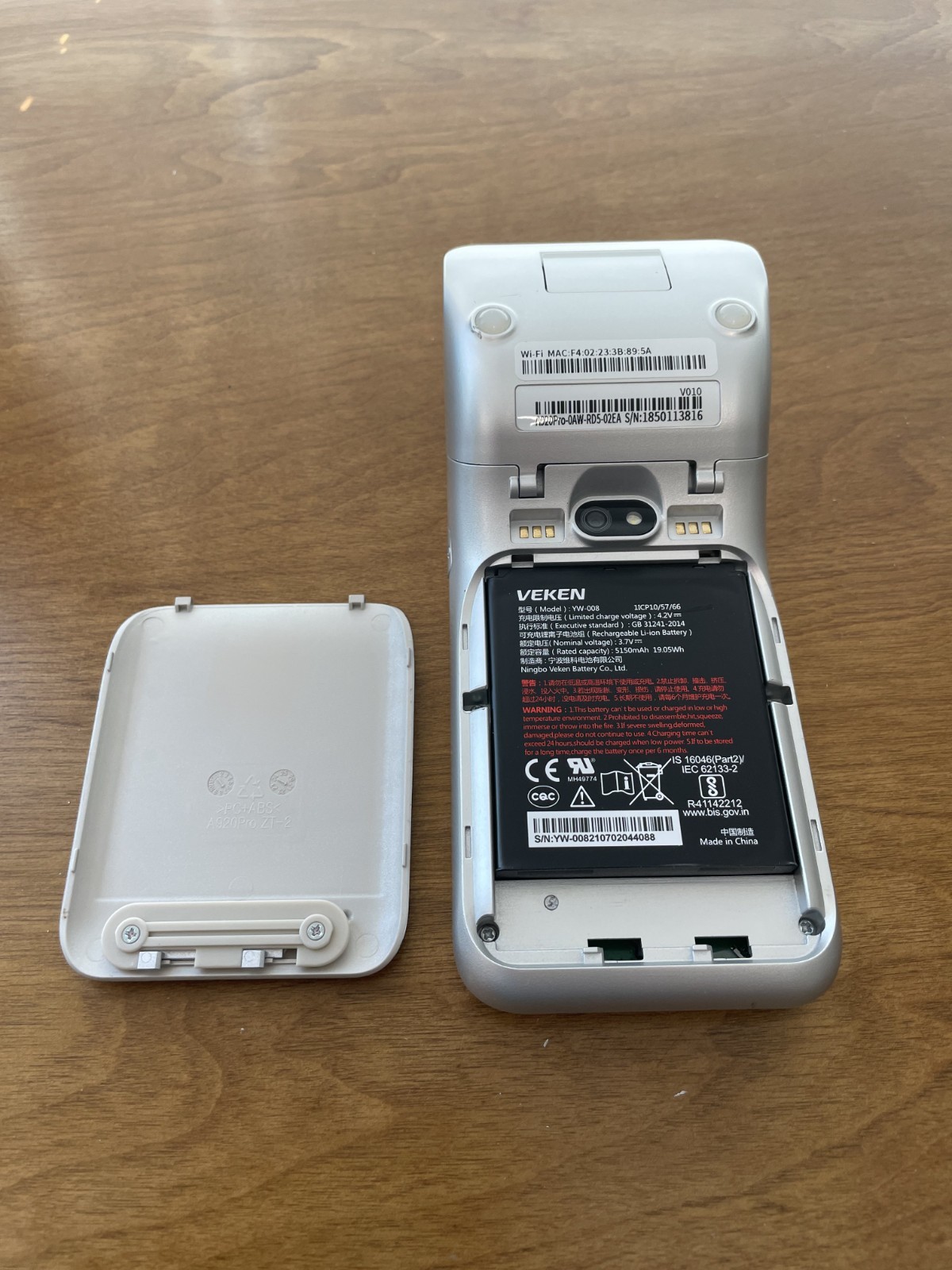 PAX A920 Pro Payment Terminal Wireless Credit Card Reader TESTED with Charger