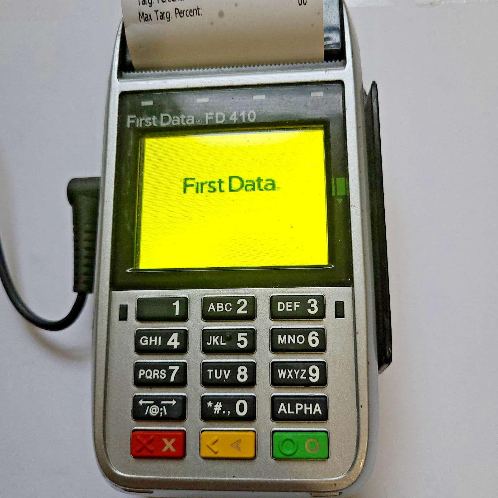 FirstData FD 410 DW Wireless Mobile Payment Processing Credit Card Terminal