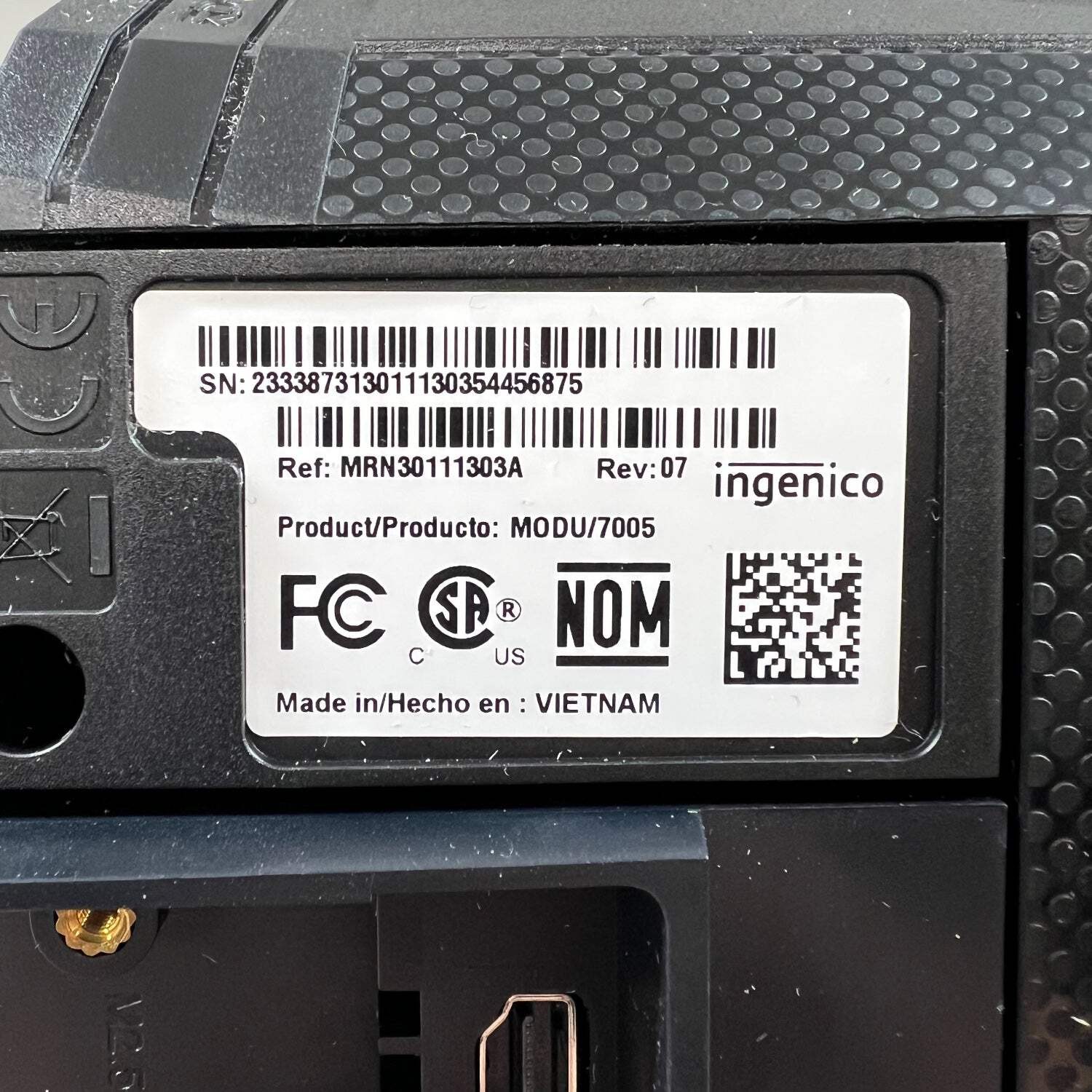 Ingenico Lane/7000 Credit Card Terminal