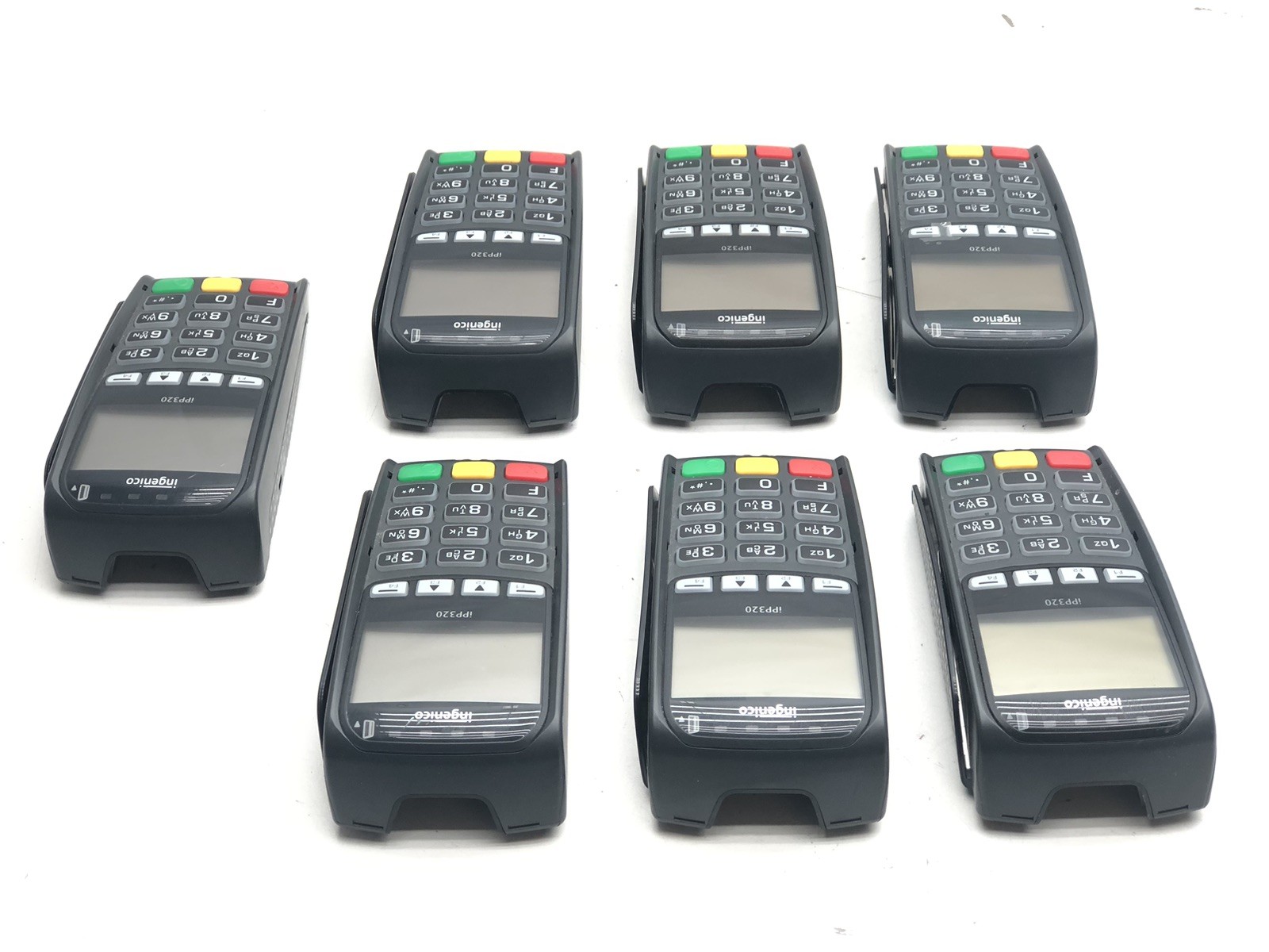 Lot of 7 Ingenico IPP320 Payment Credit Card Terminal No Cord