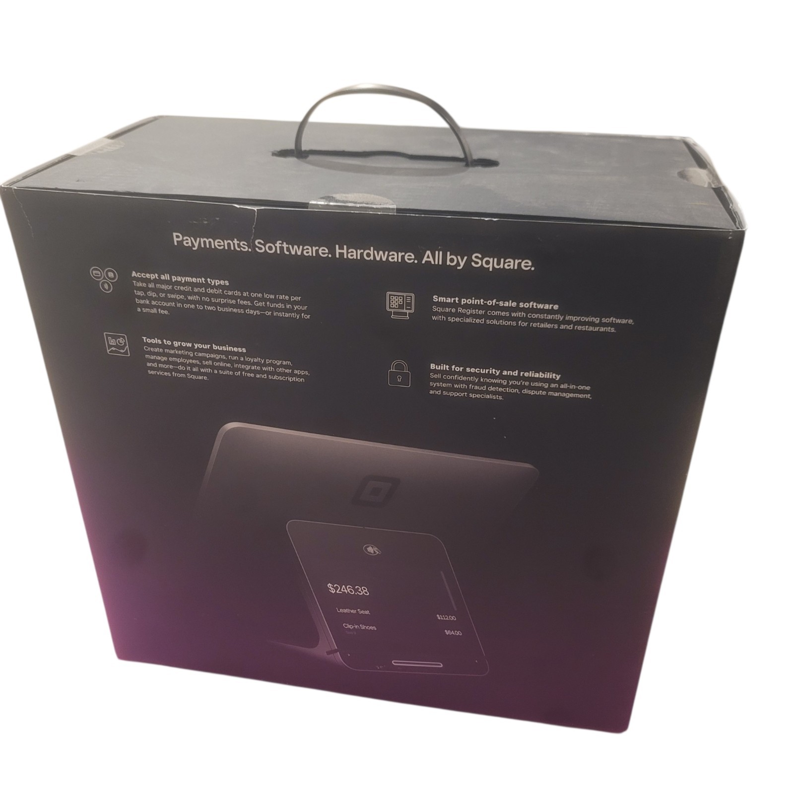 Square POS System Black,Register Model SPS1-01 •NEW•SEALED•