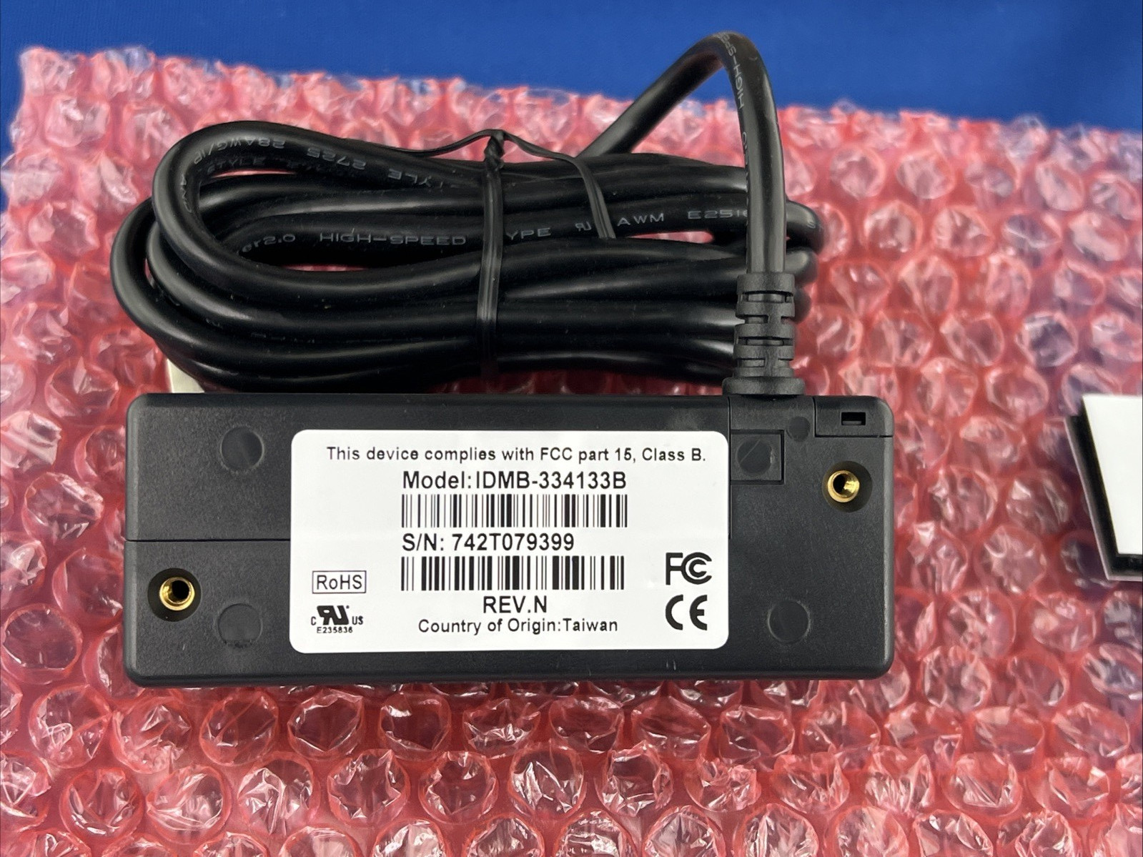 LOT 5x IDTech IDMB-334133B USB Magnetic Stripe Card Readers POS NEW BOX