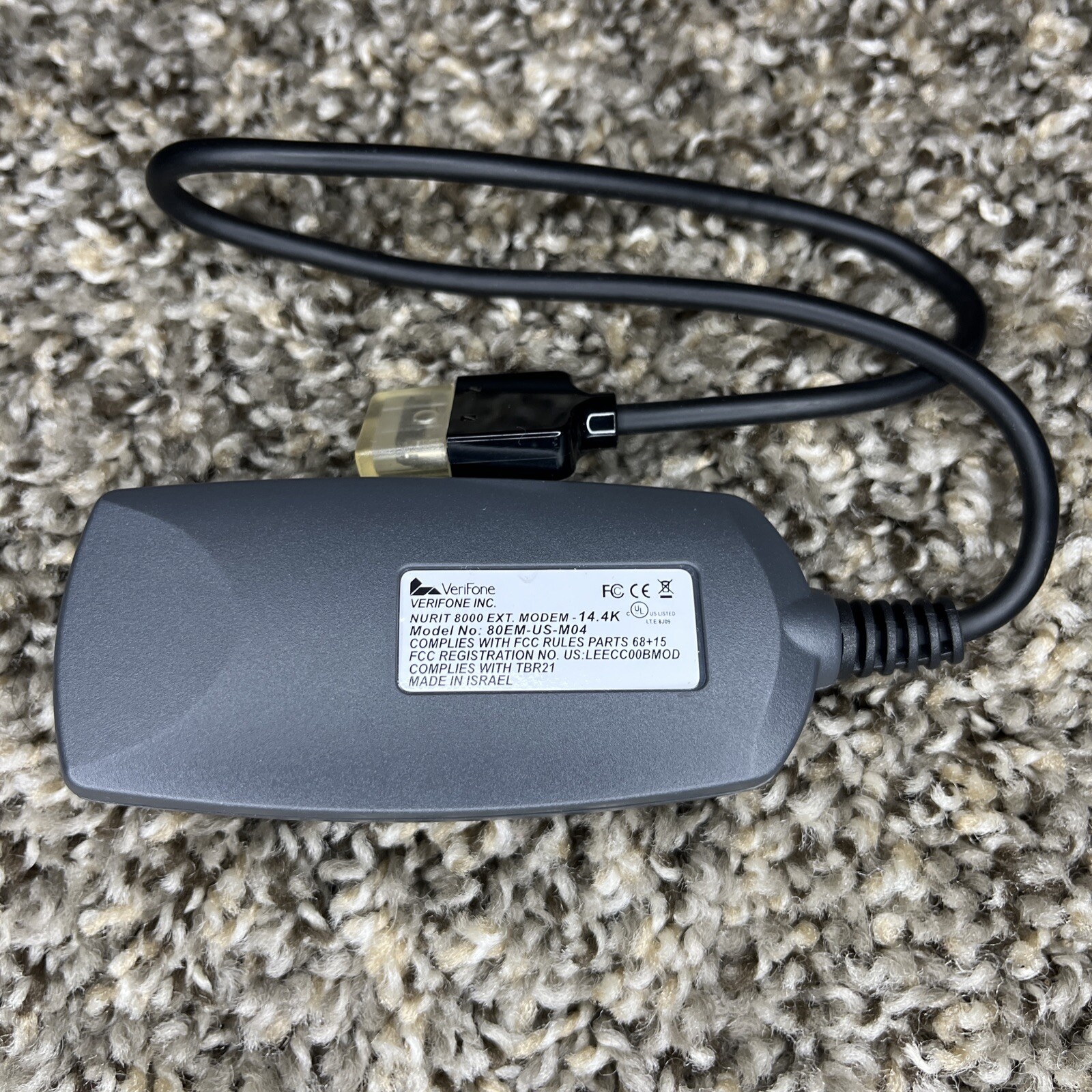 Nurit 8000 / 8010 / 8020 External Dial Modem Dongle