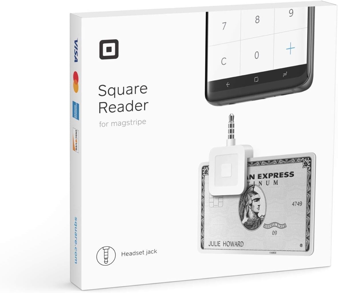 Square – A-SKU-0047 Reader for magstripe (with headset jack)