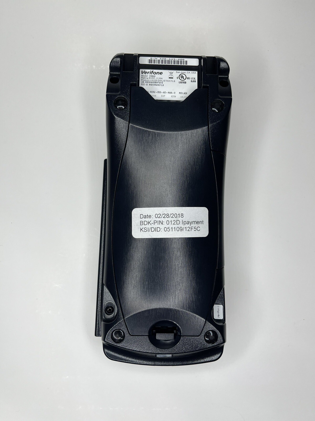 Verifone VX520 – VX 520 Credit Card Machine Terminal Reader w/ Power Cord