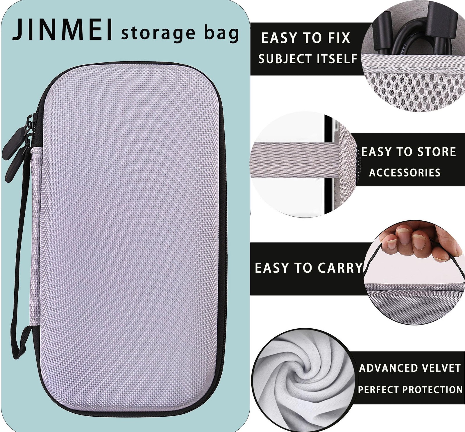 Hard EVA Carrying Storage Case Compatible with Square Handheld – Portable POS…