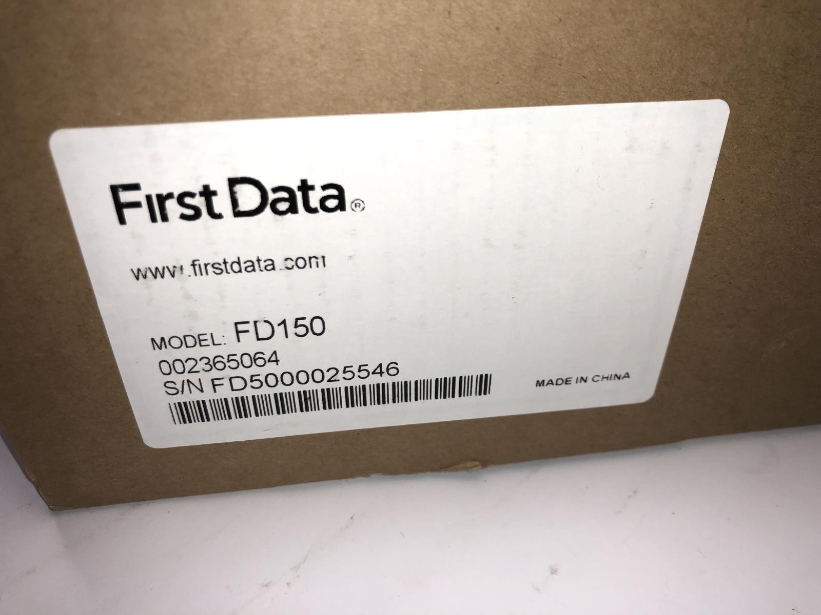 First Data FD150 Credit / Debit Card Machine – NEW