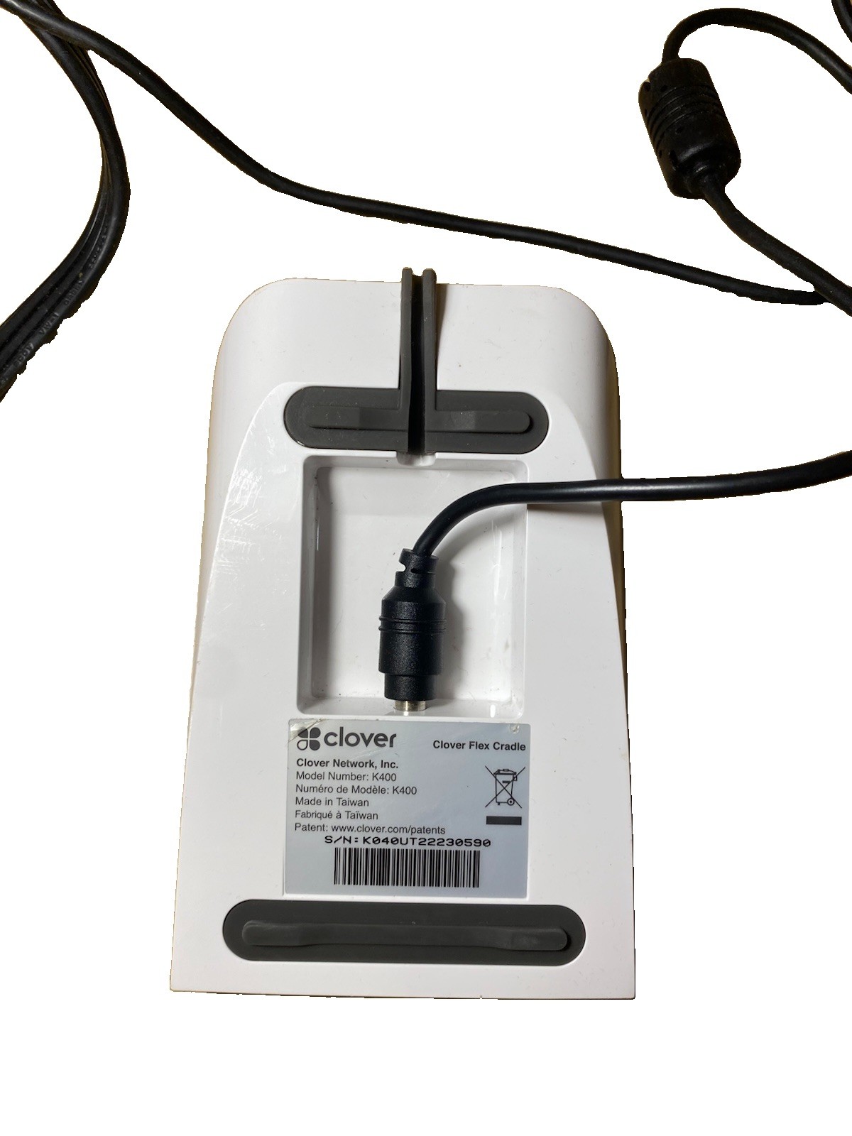 Clover Flex C403 POS Terminal w/ PIN, Base Charger & Sleeve – Merchant Locked B3