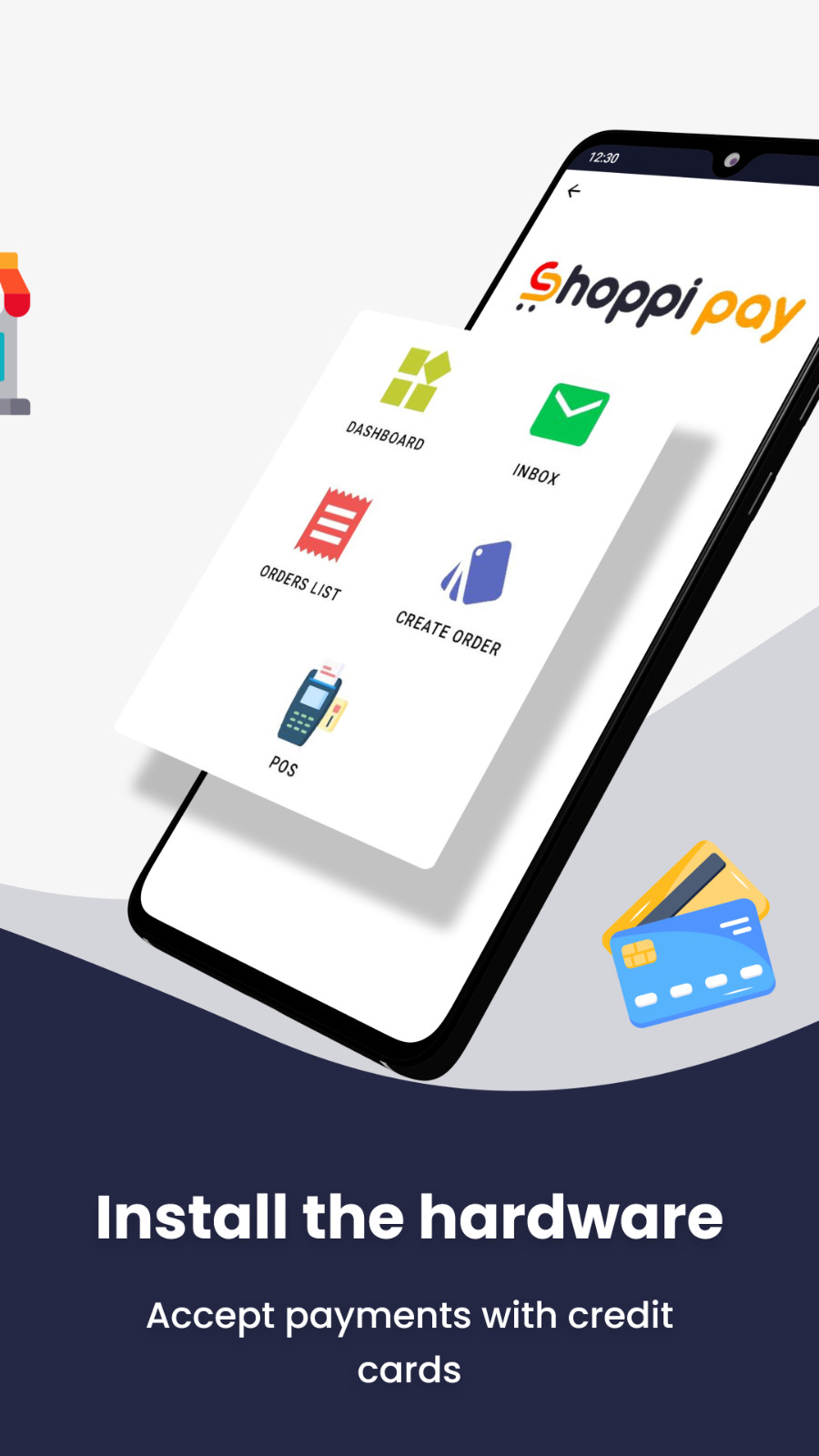 Stripe Reader M2 with Mount and Shoppi GO: 2.9% + $0.11 per transaction – Mobile