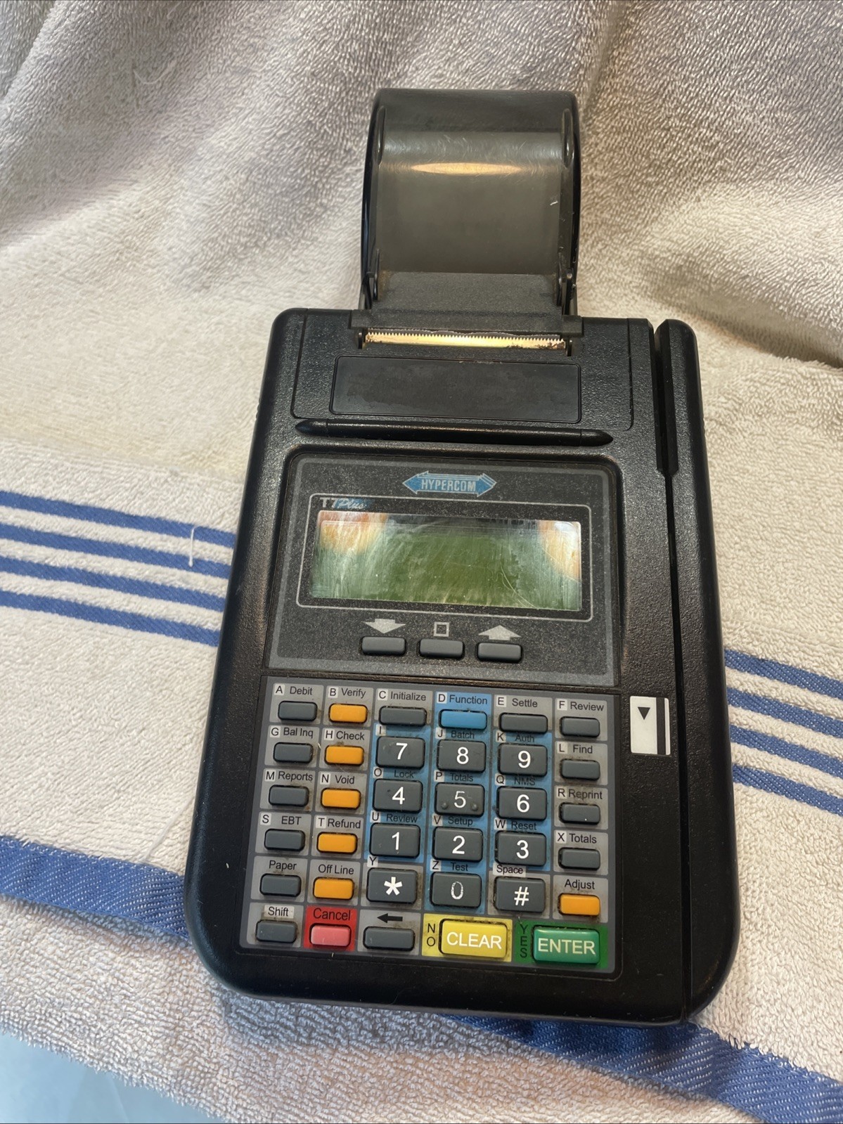 Hypercom T7Plus (POS Credit Card System) – NO POWER CORD INCLUDED