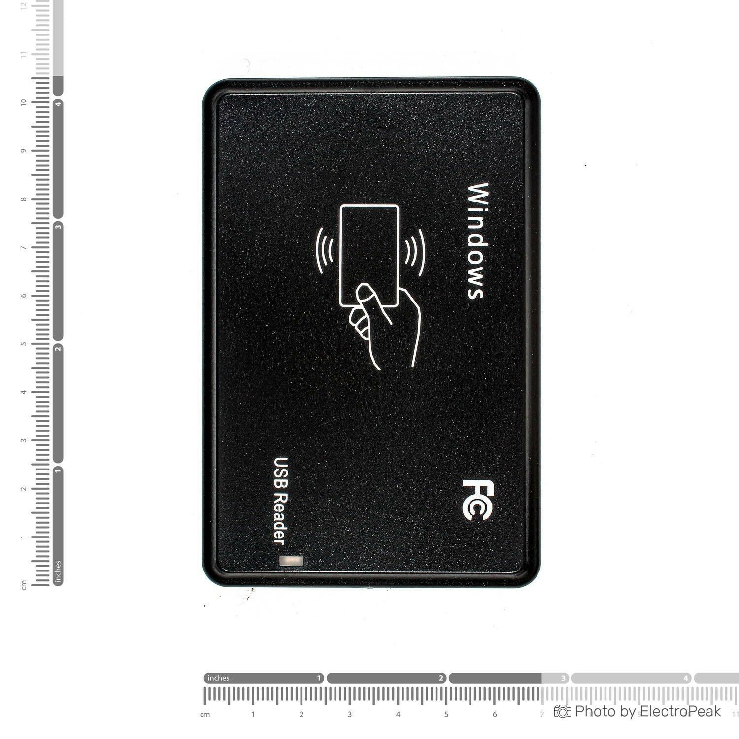 USB RFID CARD READER 125Khz USB for Win-PC First 10 Digit Plug & Play with Cable