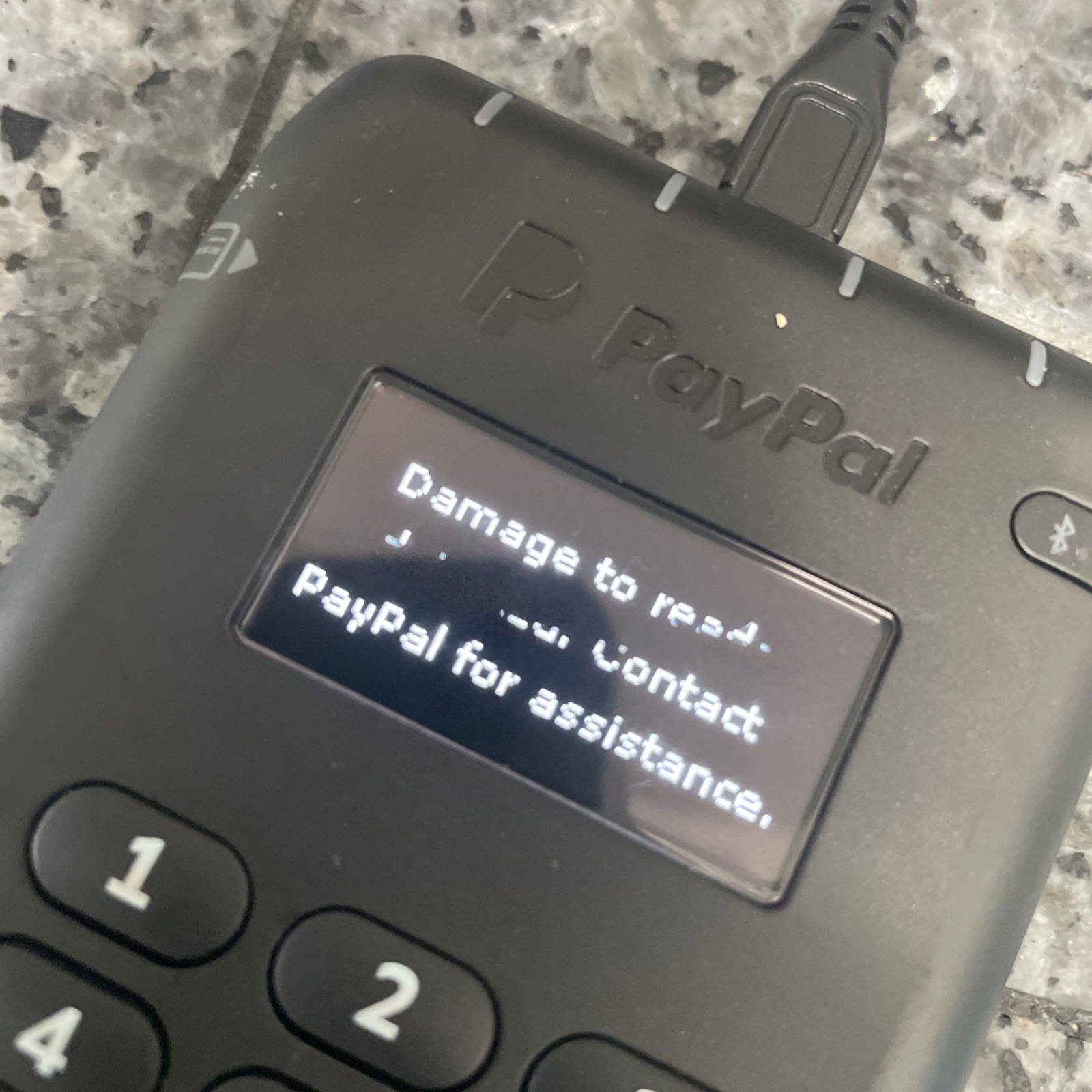 Miura Shopify M010-PROD30-V2-1 Bluetooth Card Reader For Parts
