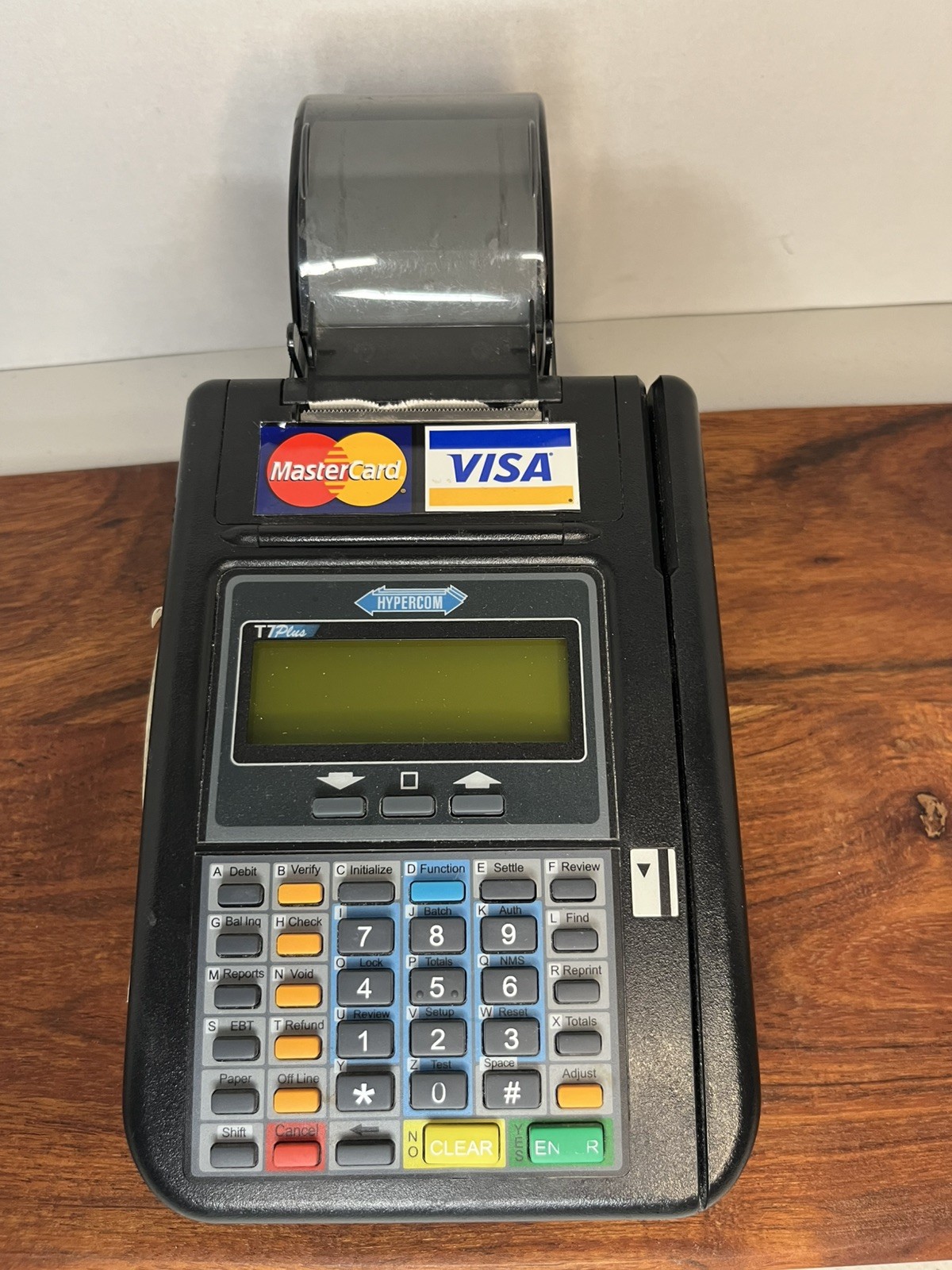 Hypercom T7Plus POS PIN Credit Card Terminal Reader Machine ***FOR PARTS ONLY***