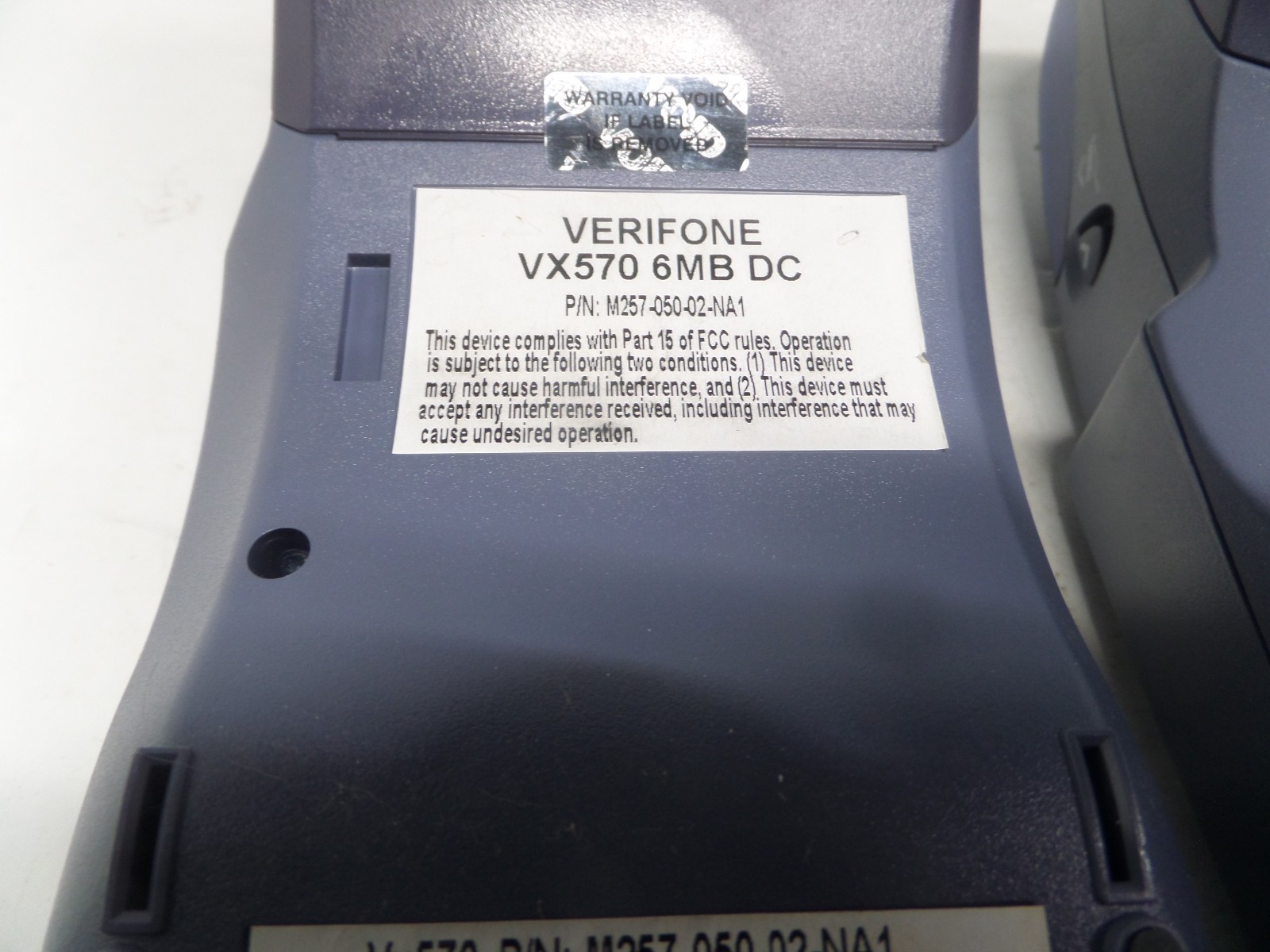 Verifone omni 3750 and vx570 credit card hand held terminals