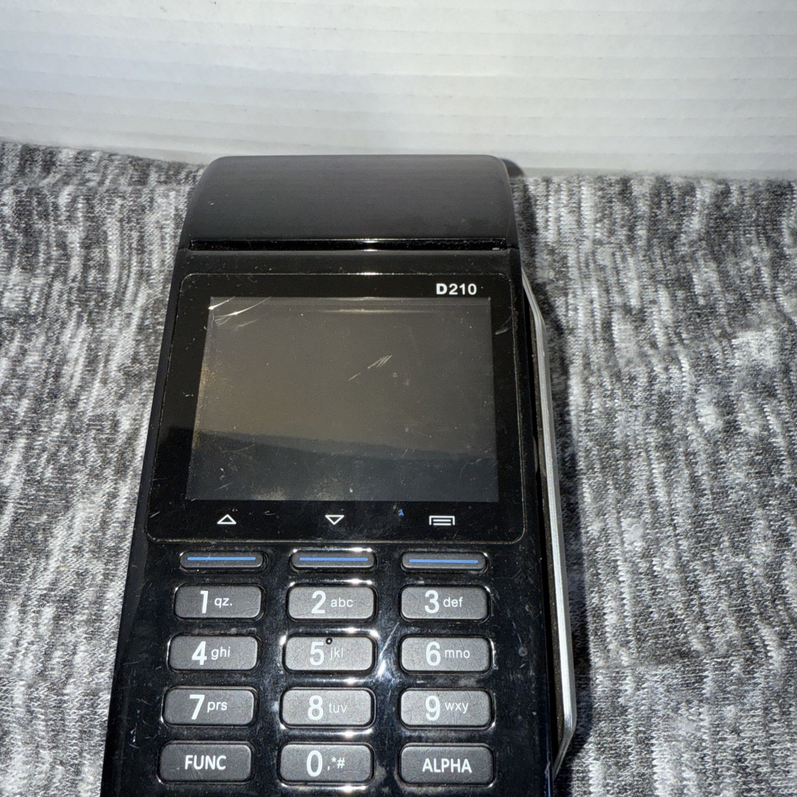 Used CreditCard terminal POS machine PAX D210 gprs unlock 80%new