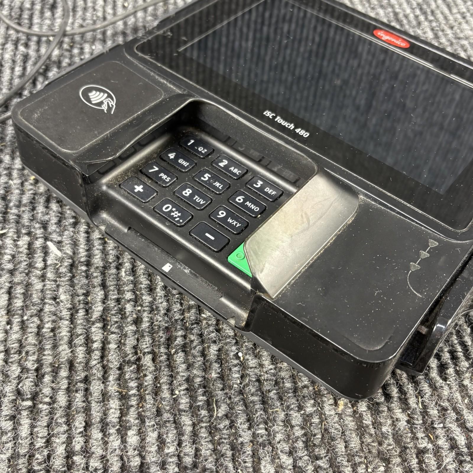 Ingenico ISC Touch 480 Payment Terminal USB Model ISC480-USB-BY03A Used Tested