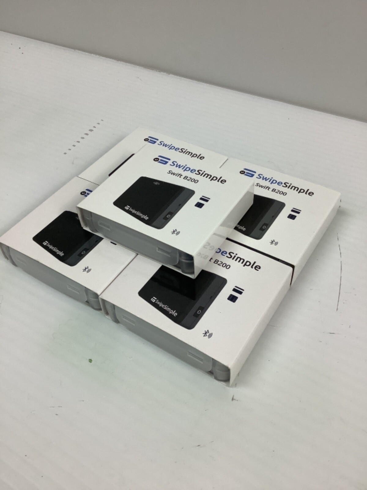 Lot of 5 SwipeSimple Swift B200 Bluetooth Credit Card Reader – Supports EMV