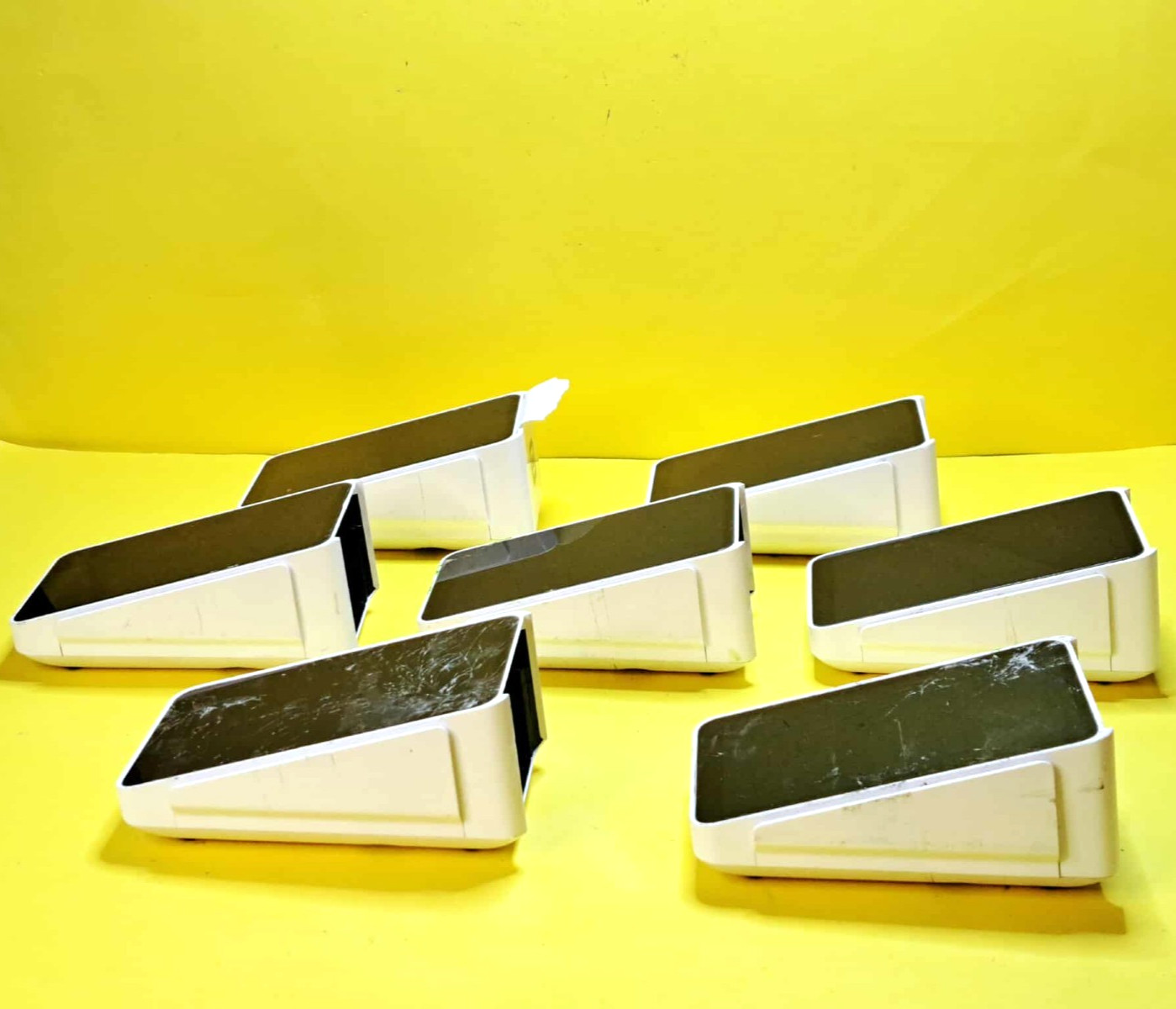 ⚡LOT OF 7x CRACKED SCREENS⚡SQUARE TERMINAL SPD2-01-A POS CARD READER ALL-IN-ONE⚡