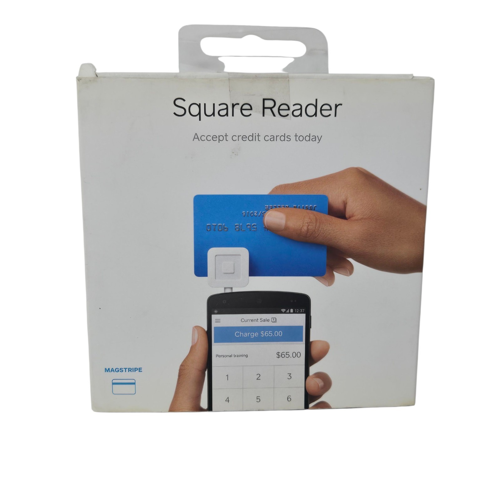 Square Reader Credit Debit Card swipe for iPhone & Android 3.5mm New Sealed
