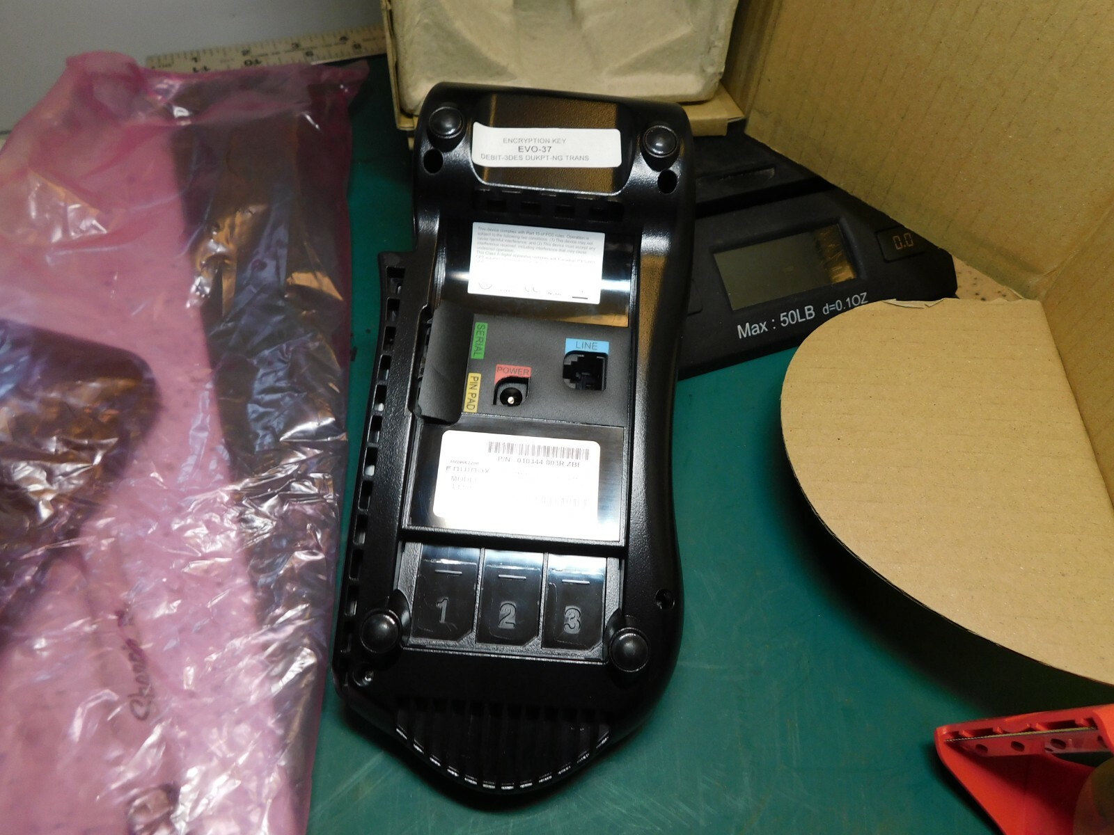 Equinox Model T4205 Hypercom USA Secure Payment System Credit Card Reader NOS