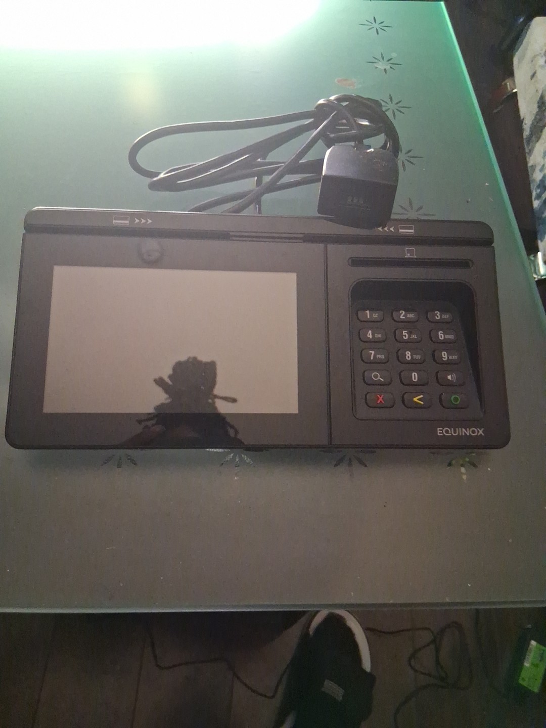 Equinox Luxe 8500i Transaction Terminal Touch Screen 010390-002E