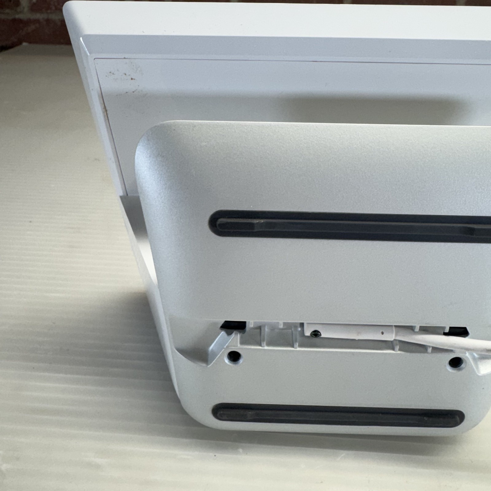 Clover POS Customer Display Screen w/ Hub & Cables White Touchscreen POWERS ON