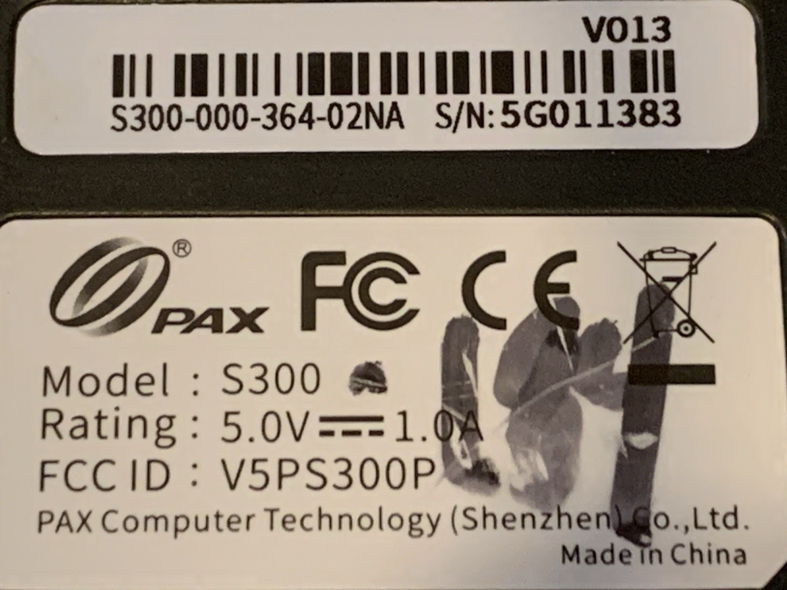PAX S300 Integrated PIN Pad Credit Card Terminal Untested See Pics $12.01 + FREE